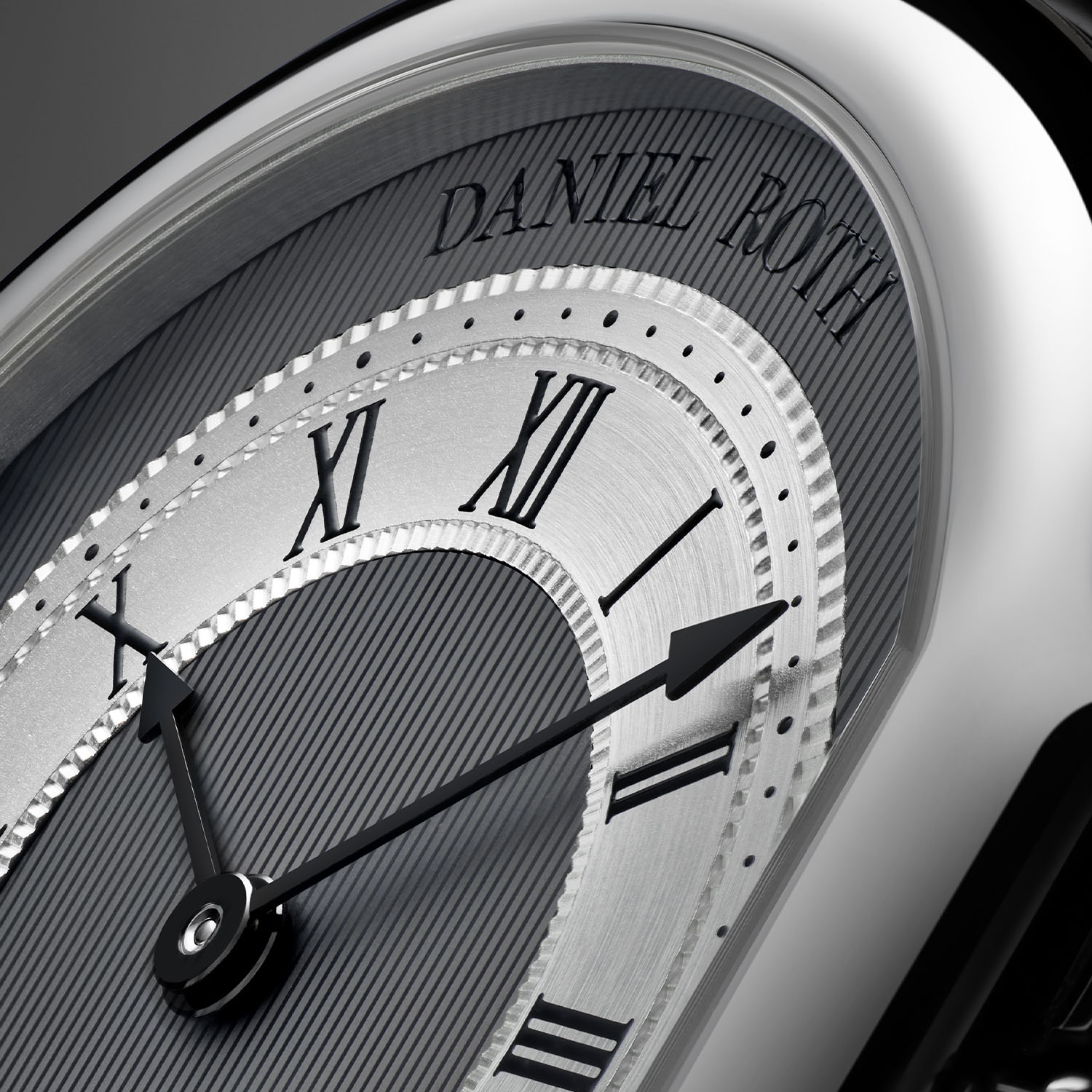 2026 Daniel Roth Extra-Plat Platinum Grey Dial Striped Guilloche - 9