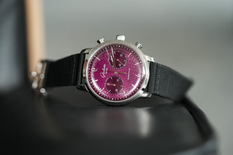 The Glashütte Original Sixties Chronograph Annual Edition Turns Purple For 2026 The Glashütte Original Sixties Chronograph Annual Edition Turns Purple For 2026