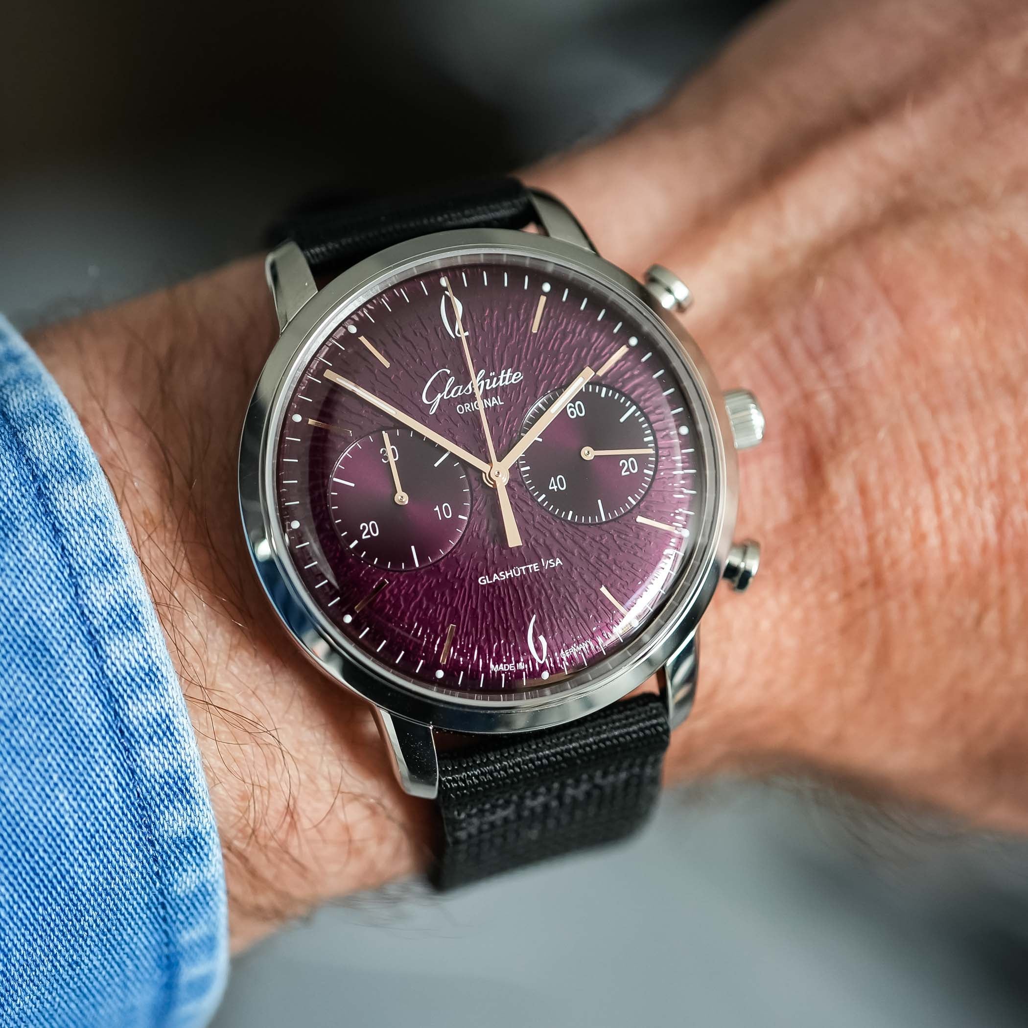 The Glashütte Original Sixties Chronograph Annual Edition Turns Purple For 2026 - Royal Watch Pk