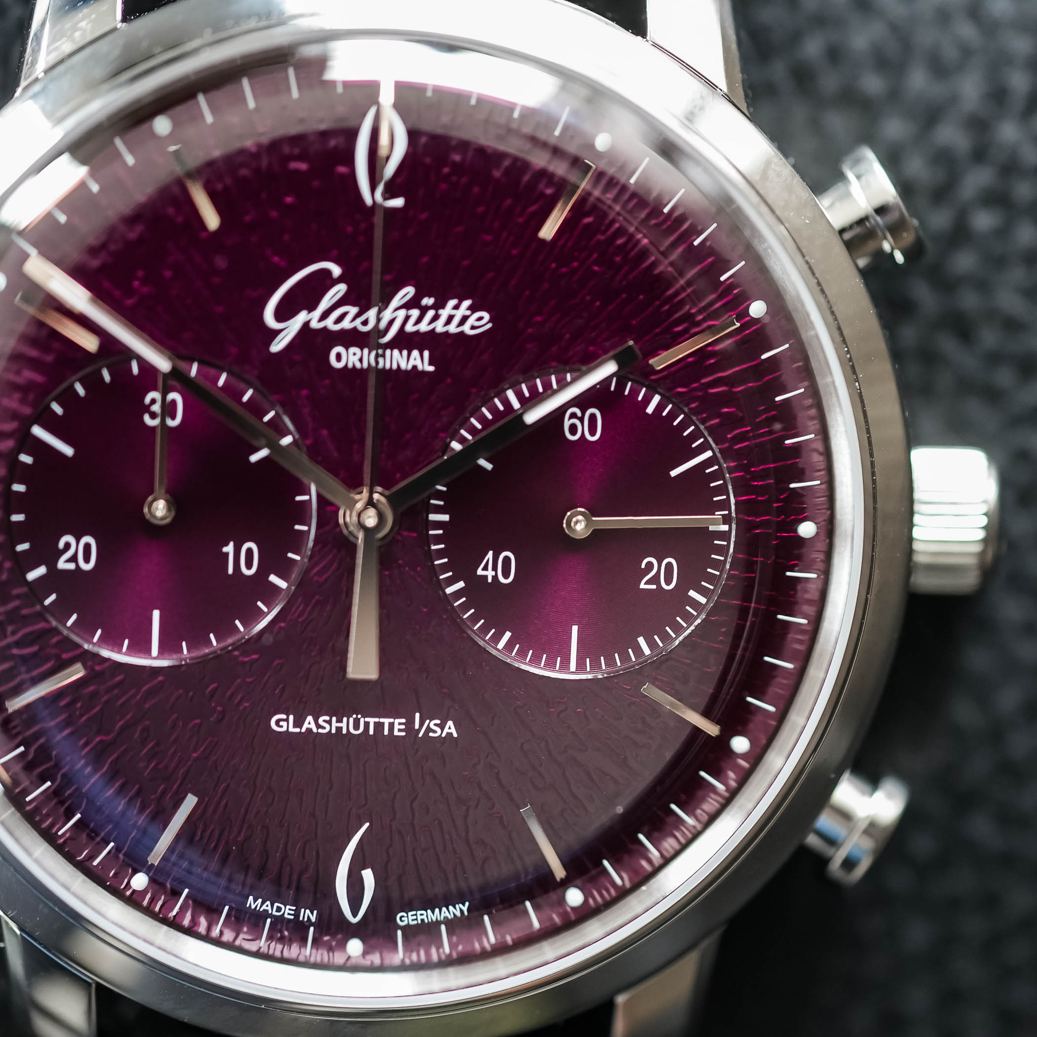 2026 Glashutte Original Sixties Chronograph Annual Edition Purple Dial - Review - 7