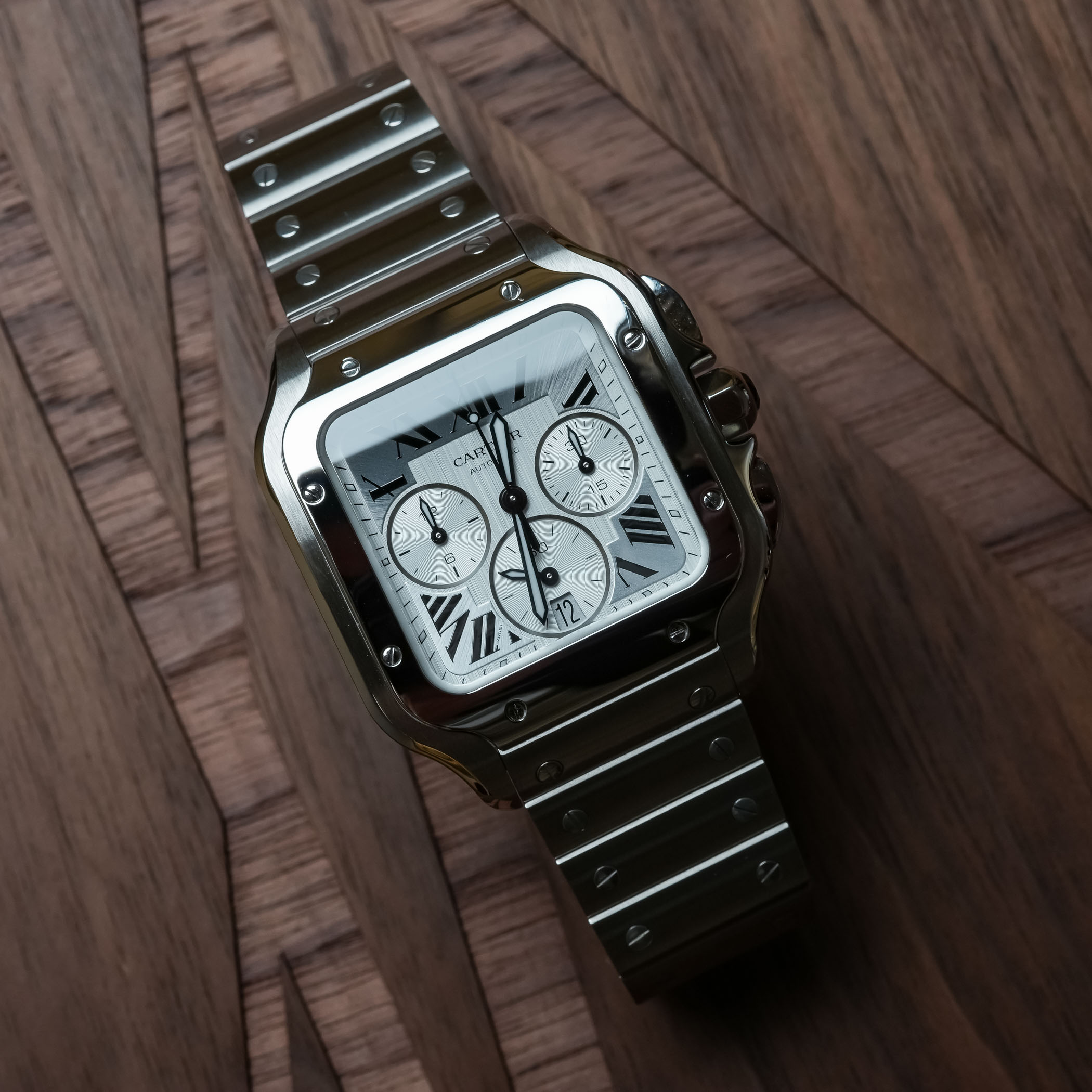 The New, Smaller Generation Of Santos De Cartier Chronograph The New, Smaller Generation Of Santos De Cartier Chronograph - Royal Watch Pk