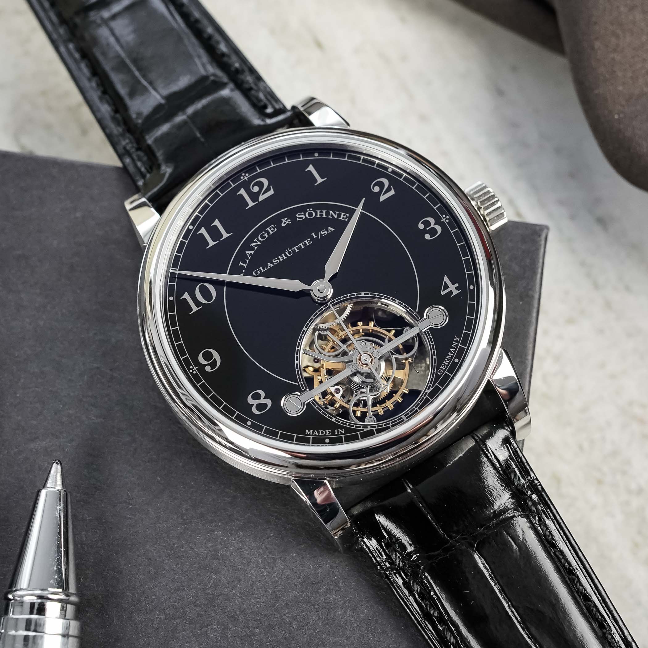 A. Lange & Söhne’S Brilliant 1815 Tourbillon In Platinum, Up-Close A. Lange & Söhne’S Brilliant 1815 Tourbillon In Platinum, Up-Close - Royal Watch Pk