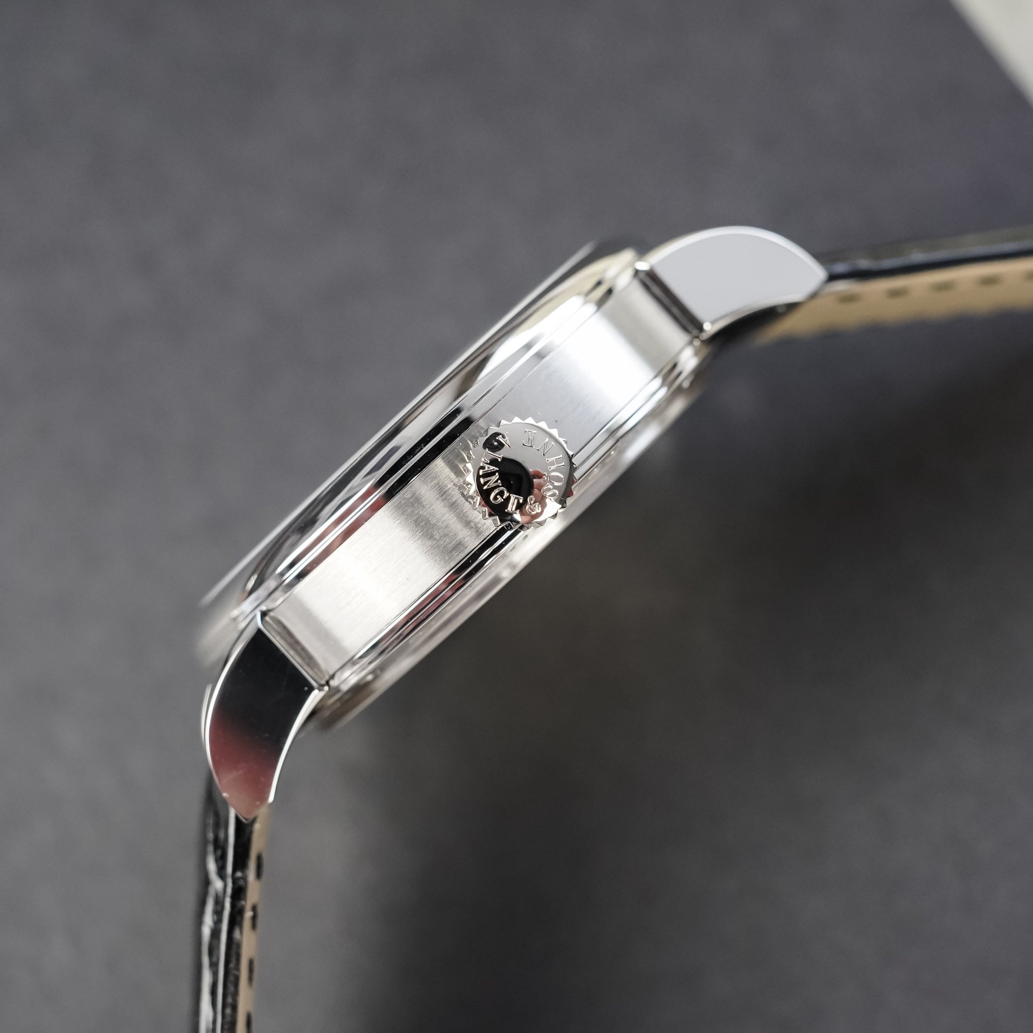 A Lange Sohne 1815 Tourbillon Platinum Black Enamel Dial - Video Review - 9 A Lange Sohne 1815 Tourbillon Platinum Black Enamel Dial - Video Review - 9