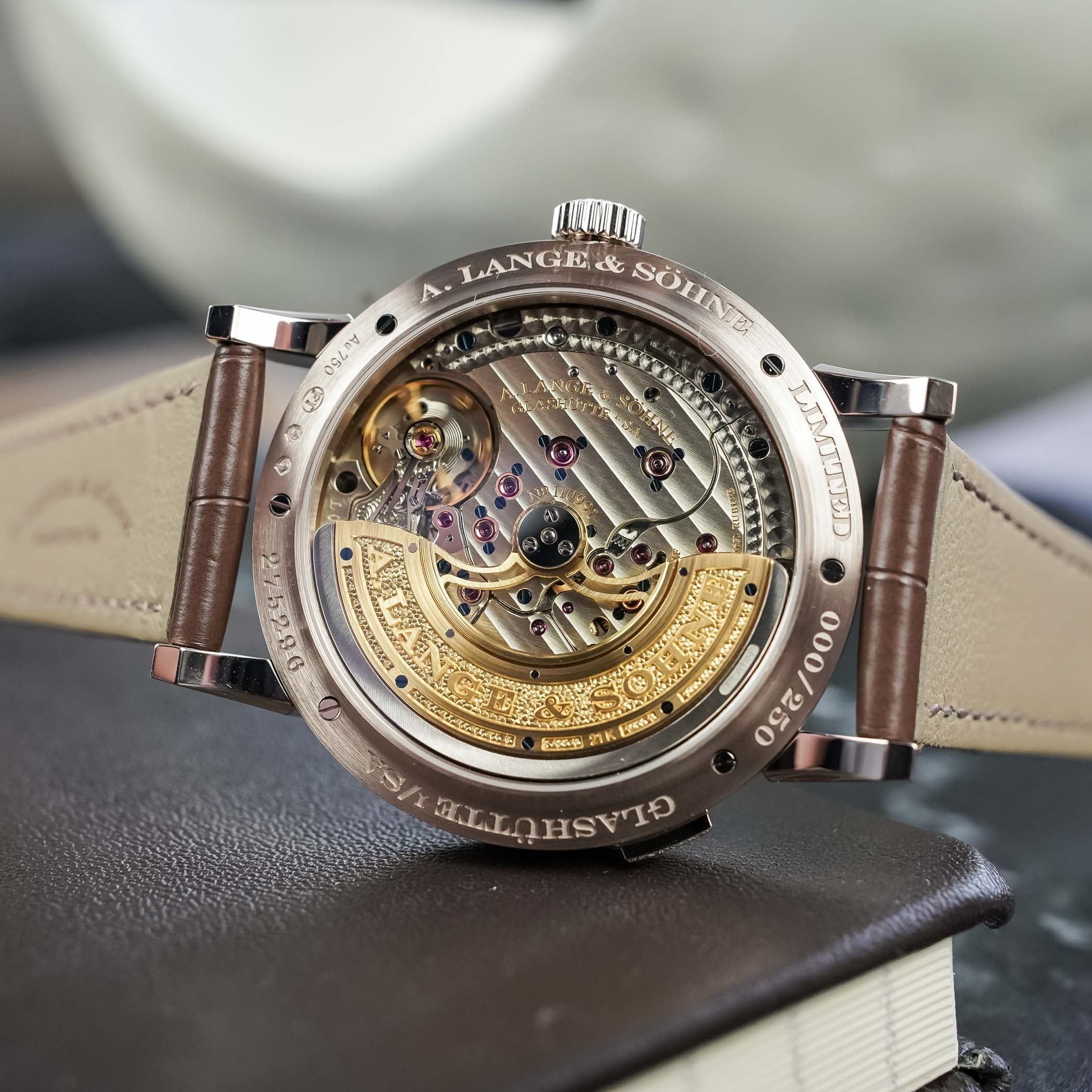 A Lange Sohne Lange 1 Daymatic Honeygold Video Review - 4