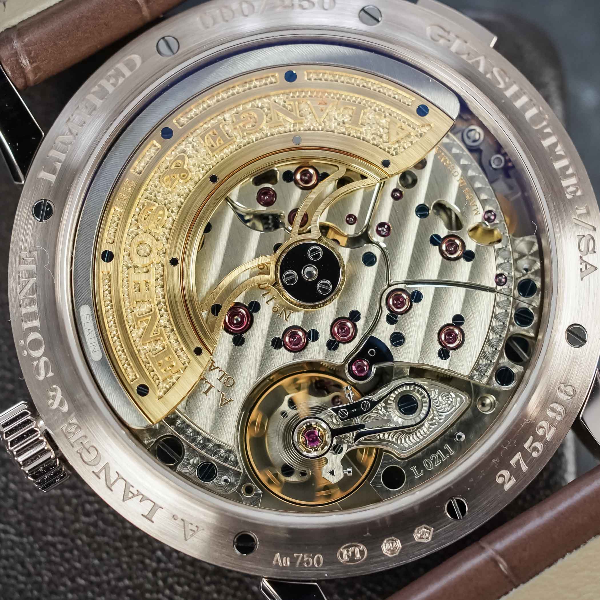 A Lange Sohne Lange 1 Daymatic Honeygold Video Review - 5