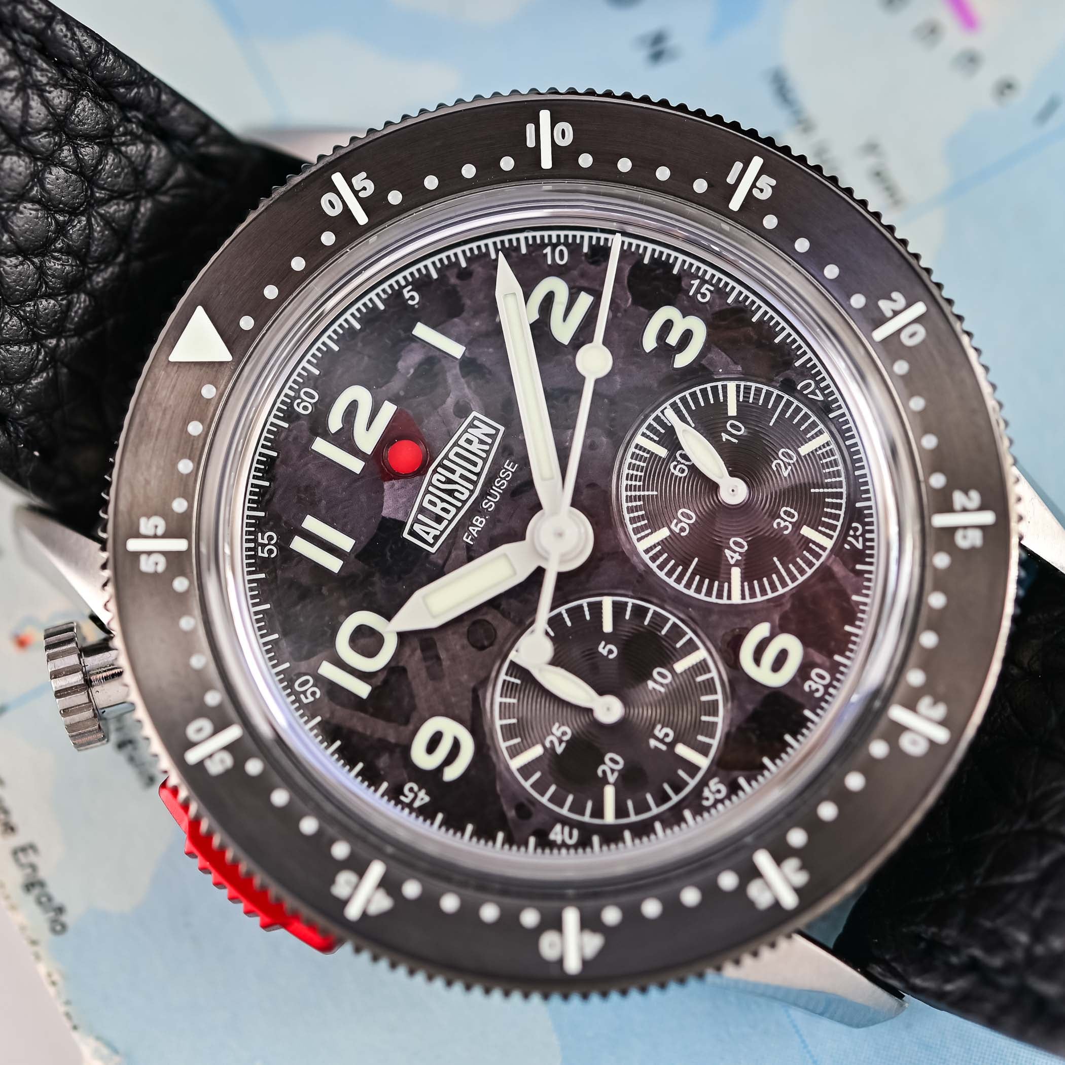 Albishorn Type X-Graph Type 10 Transparent Polycarbonate Dial Chronograph - Review - 5 Albishorn Type X-Graph Type 10 Transparent Polycarbonate Dial Chronograph - Review - 5