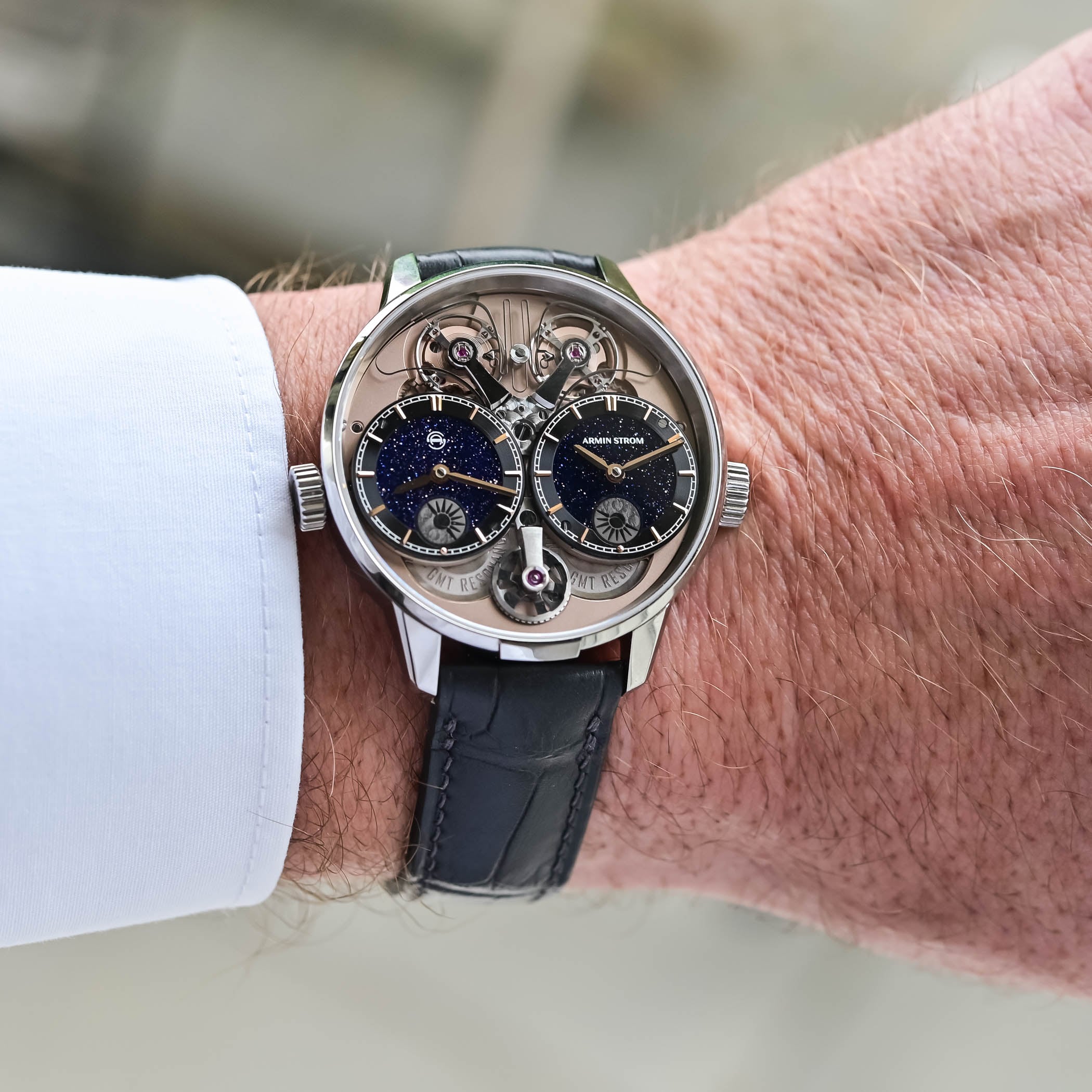 The Armin Strom Dual Time Gmt Resonance Aventurine (Incl. Video) The Armin Strom Dual Time Gmt Resonance Aventurine (Incl. Video) - Royal Watch Pk