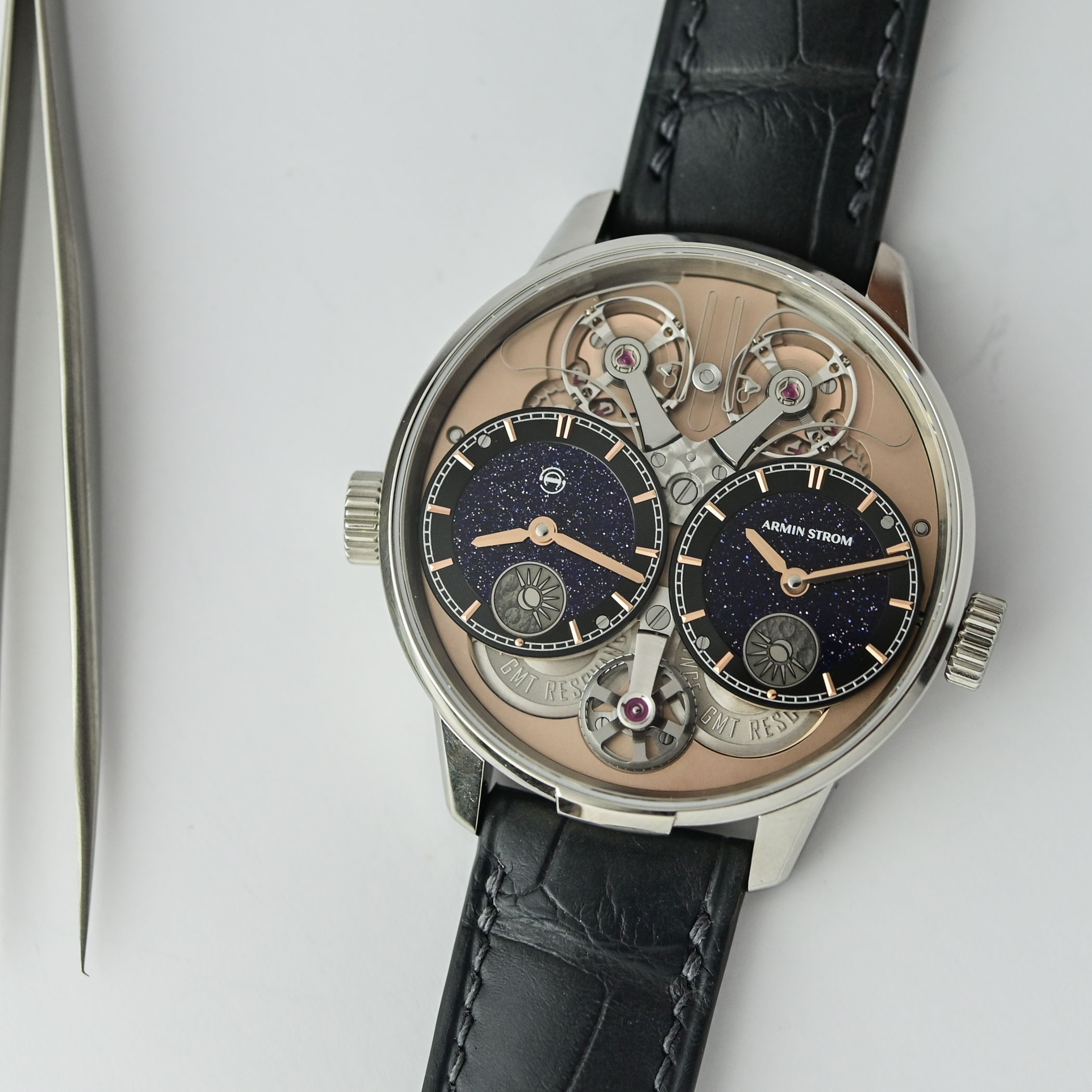 The Armin Strom Dual Time Gmt Resonance Aventurine (Incl. Video) The Armin Strom Dual Time Gmt Resonance Aventurine (Incl. Video) - Royal Watch Pk