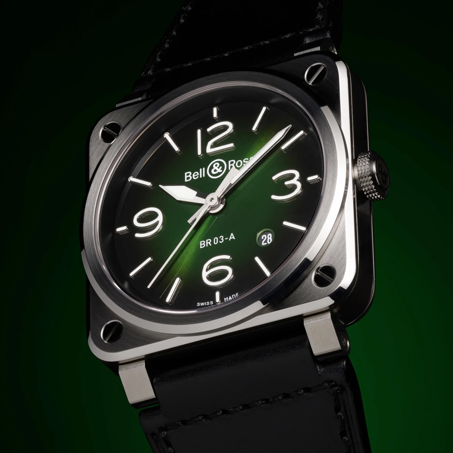 The New Bell & Ross Br-03 Green Steel - Royal Watch Pk