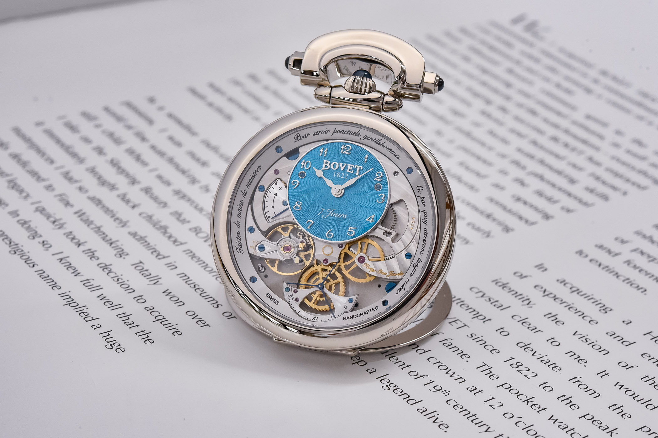Bovet Monsieur Bovet Turquoise Dial