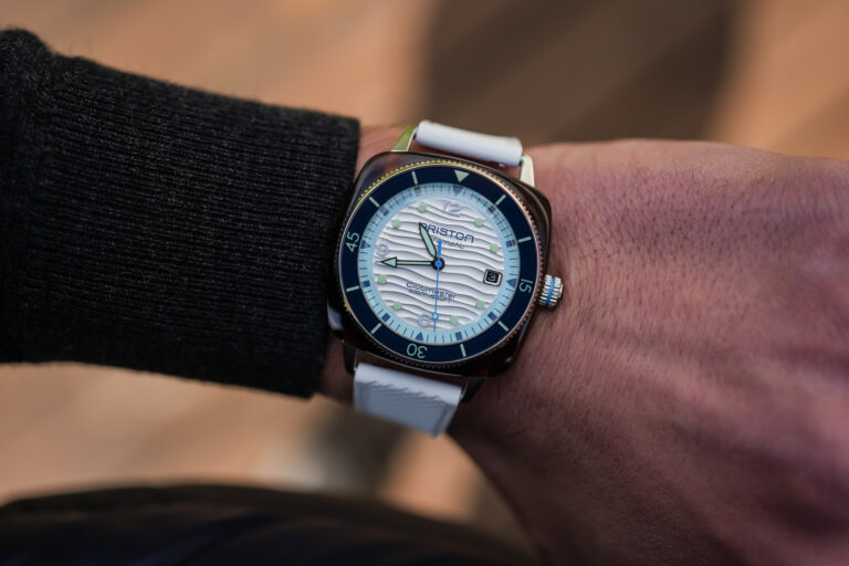 The New Briston Clubmaster Legend Diver Ocean, With Wave-Textured Dials The New Briston Clubmaster Legend Diver Ocean, With Wave-Textured Dials