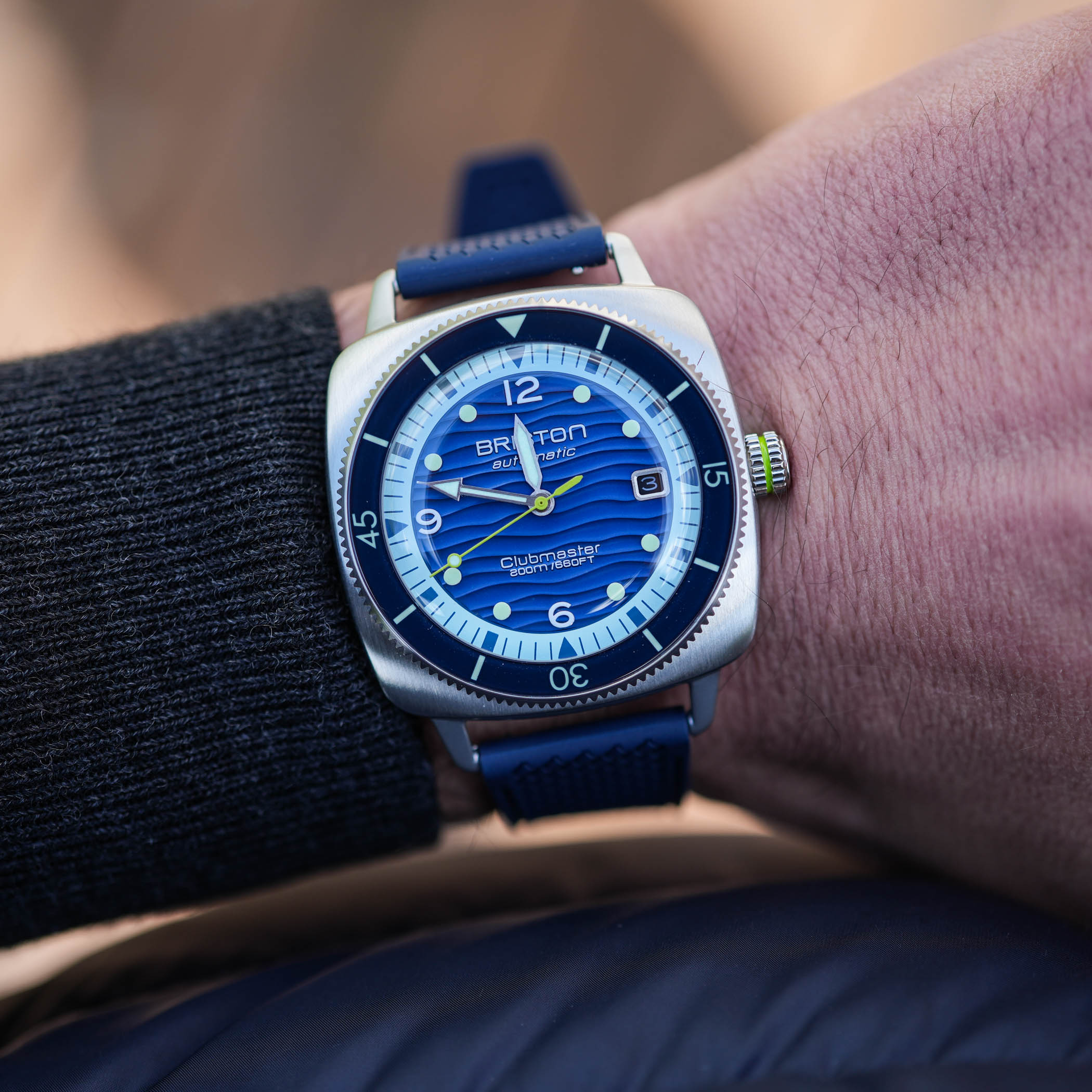 The New Briston Clubmaster Legend Diver Ocean, With Wave-Textured Dials The New Briston Clubmaster Legend Diver Ocean, With Wave-Textured Dials - Royal Watch Pk
