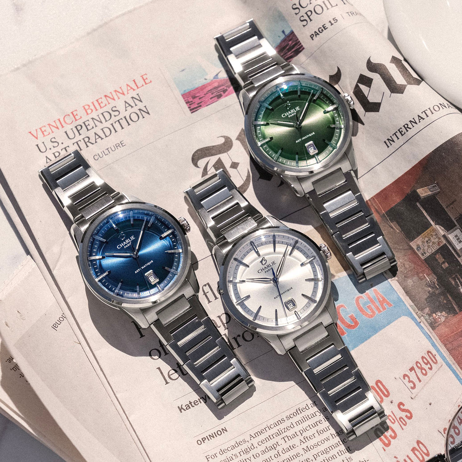 The Updated Charlie Paris Alliance Collection, Now With Sapphire Dial Models - Royal Watch Pk