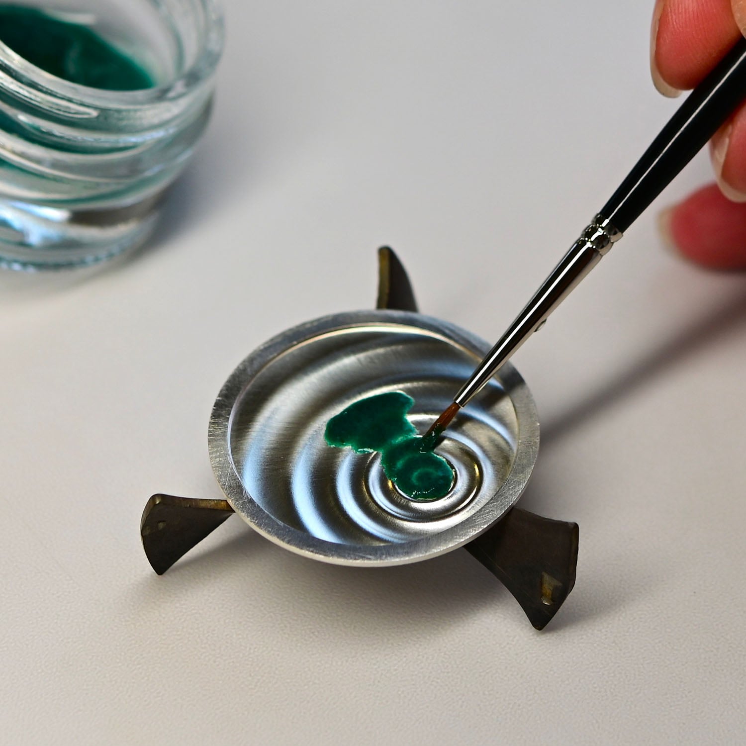 Czapek Promenade Goutte De Rosee Green Enamel - 8
