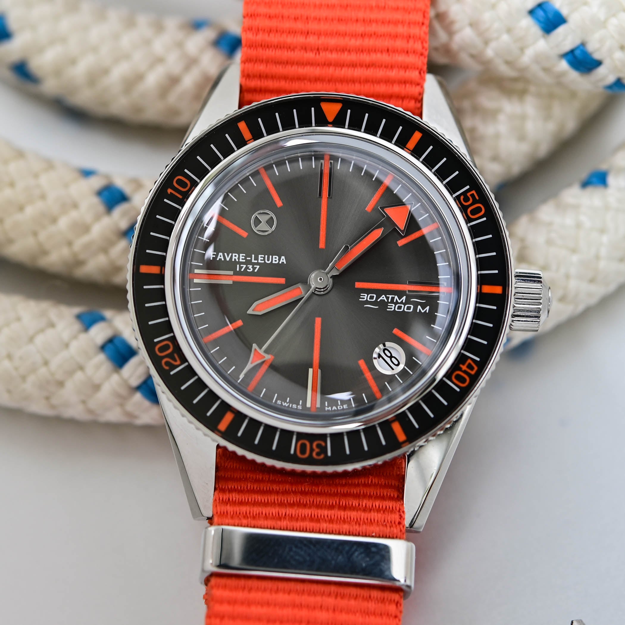 The Favre Leuba Deep Raider Revival Orange, A Colourful And Sporty Retro Diver - Royal Watch Pk