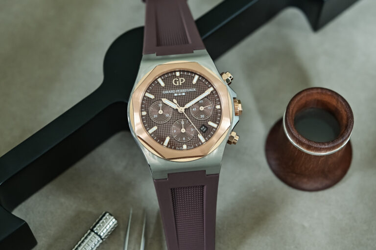 The Two-Tone & Chocolate Girard-Perregaux Laureato Chronograph 42Mm
