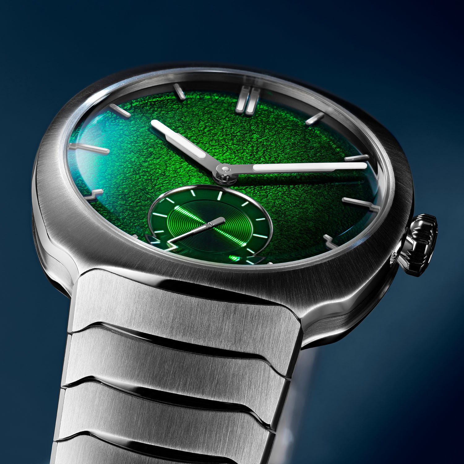 H. Moser & Cie. Streamliner Small Seconds Lime Green Enamel Boutique Edition H. Moser & Cie. Streamliner Small Seconds Lime Green Enamel Boutique Edition - Royal Watch Pk