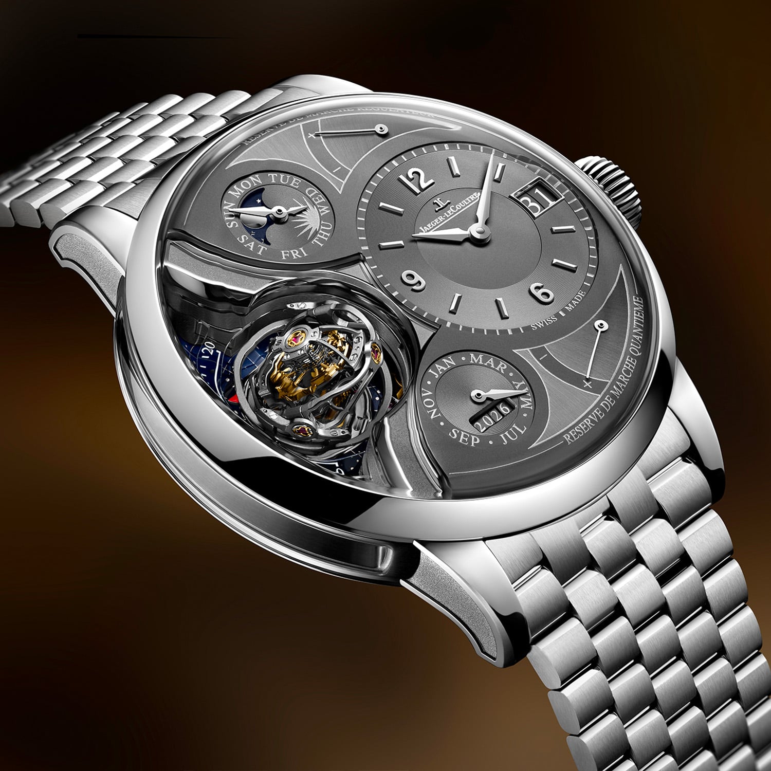 A New Platinum Version Of The Jaeger-Lecoultre Duometre Heliotourbillon Perpetual A New Platinum Version Of The Jaeger-Lecoultre Duometre Heliotourbillon Perpetual - Royal Watch Pk