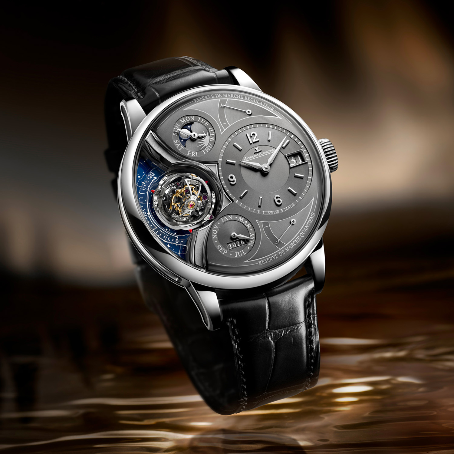 Jaeger Lecoultre Duometre Heliotourbillon Perpetual Platinum Bracelet - 5 Jaeger Lecoultre Duometre Heliotourbillon Perpetual Platinum Bracelet - 5