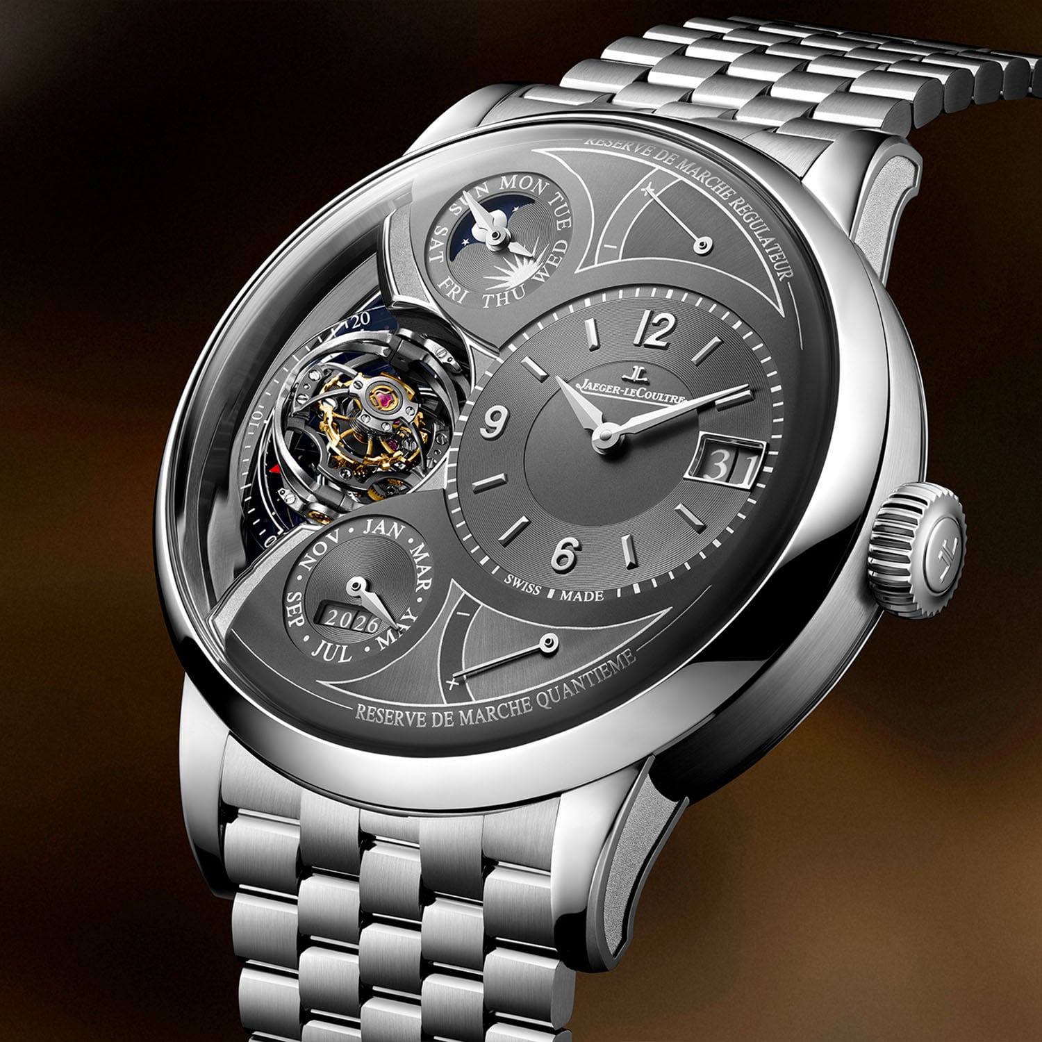 A New Platinum Version Of The Jaeger-Lecoultre Duometre Heliotourbillon Perpetual A New Platinum Version Of The Jaeger-Lecoultre Duometre Heliotourbillon Perpetual - Royal Watch Pk