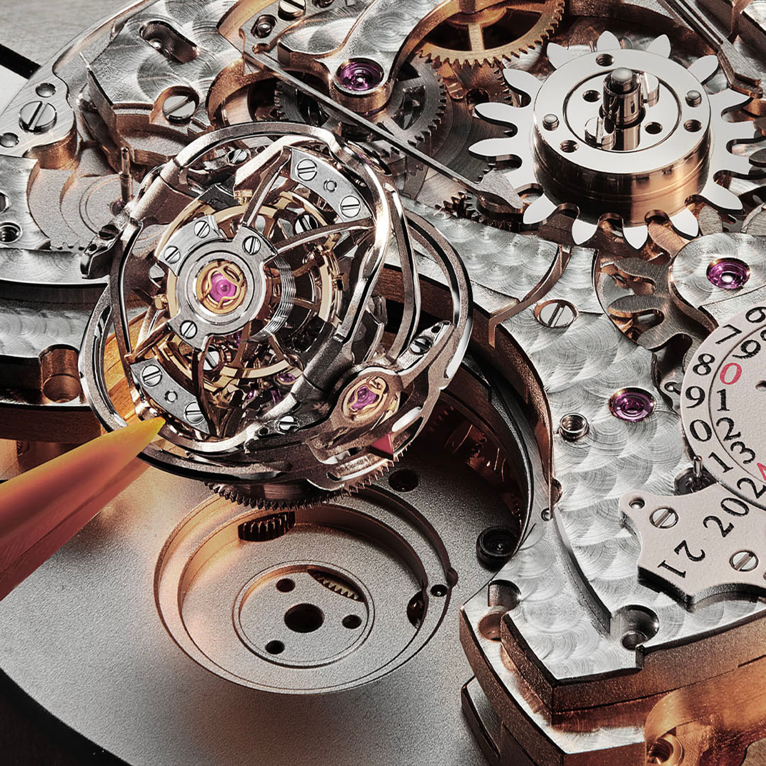 Jaeger Lecoultre Duometre Heliotourbillon Perpetual Platinum Bracelet - 9 Jaeger Lecoultre Duometre Heliotourbillon Perpetual Platinum Bracelet - 9