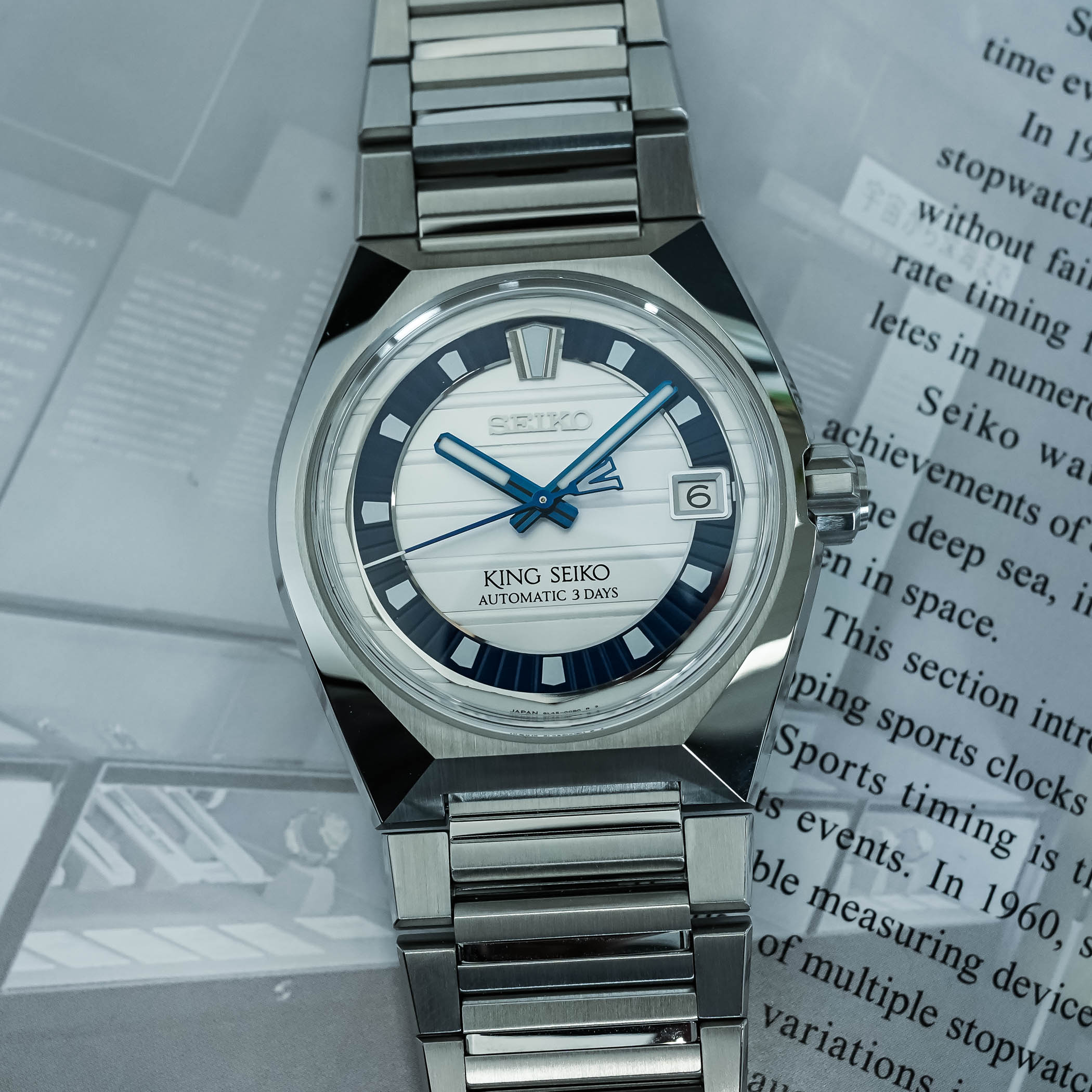 The King Seiko Vanac Limited Edition Hkf004 With Seiko Blue Dial - Royal Watch Pk