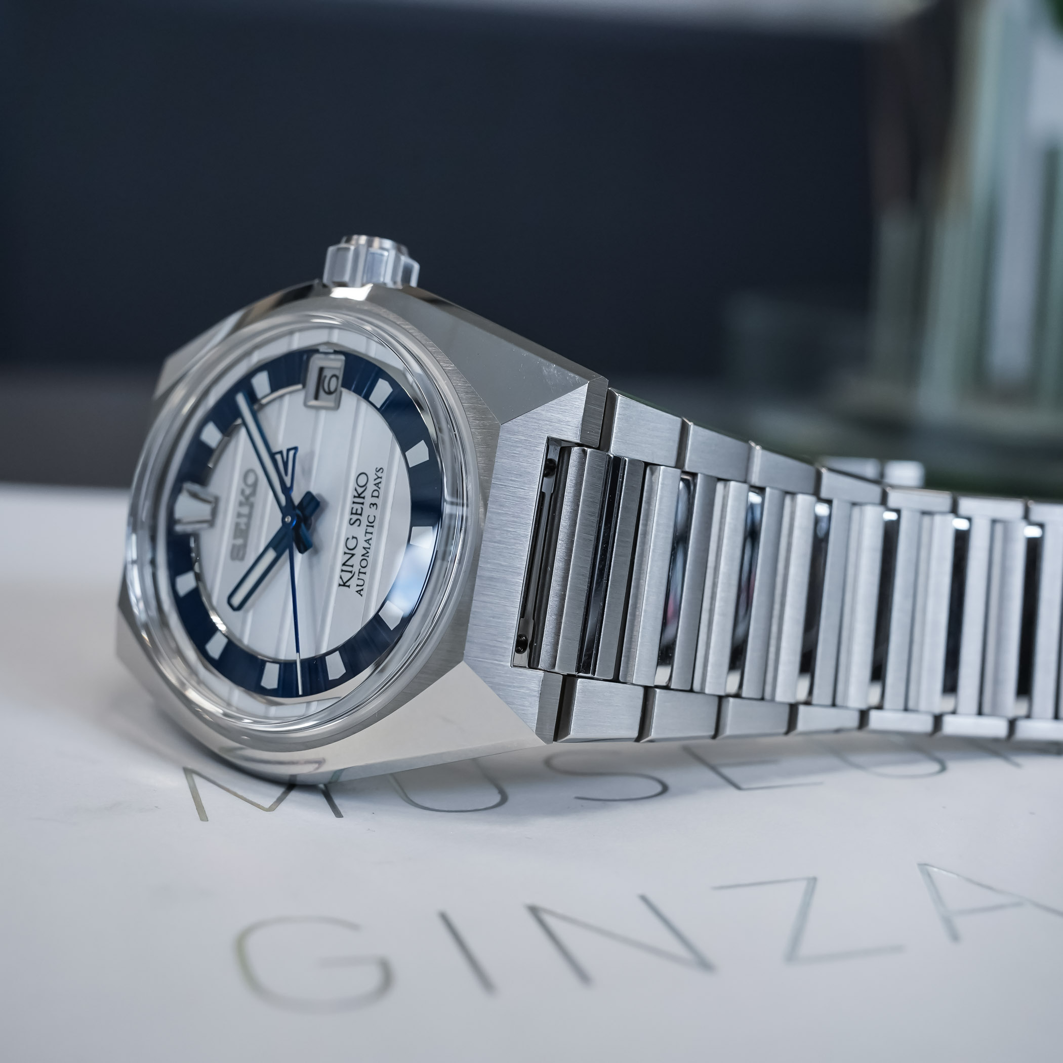 King Seiko Vanac Limited Edition 145Th Anniversary Seiko Blue Hkf004 Review - 6