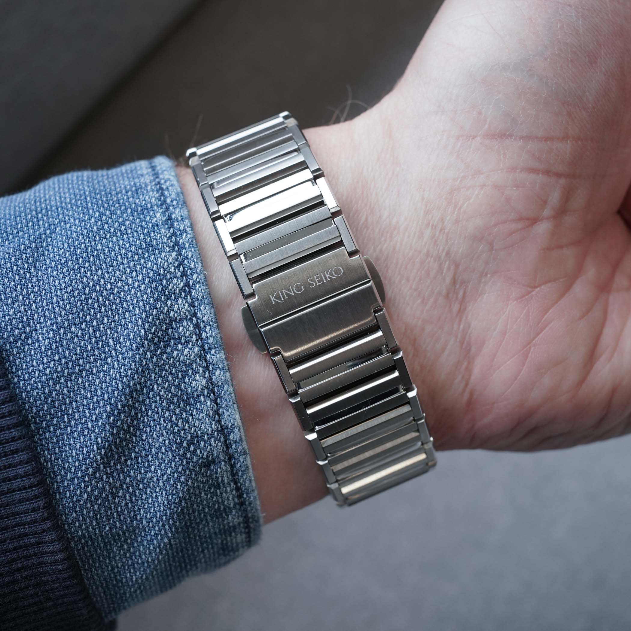King Seiko Vanac Limited Edition 145Th Anniversary Seiko Blue Hkf004 Review - 7