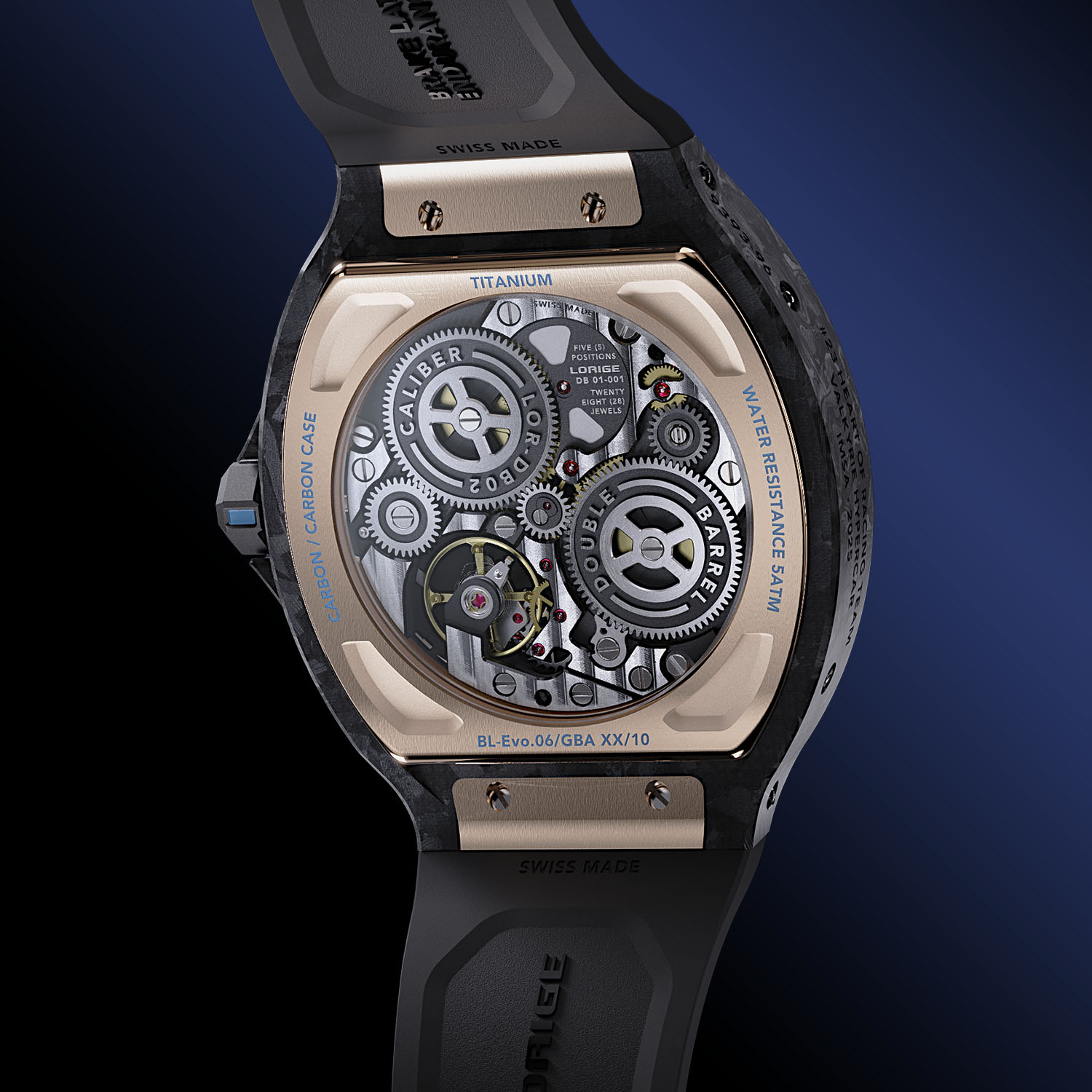 The Race-Inspired Lorige Bl-Endurance Evolution Bleu Asphalte Gold - Royal Watch Pk