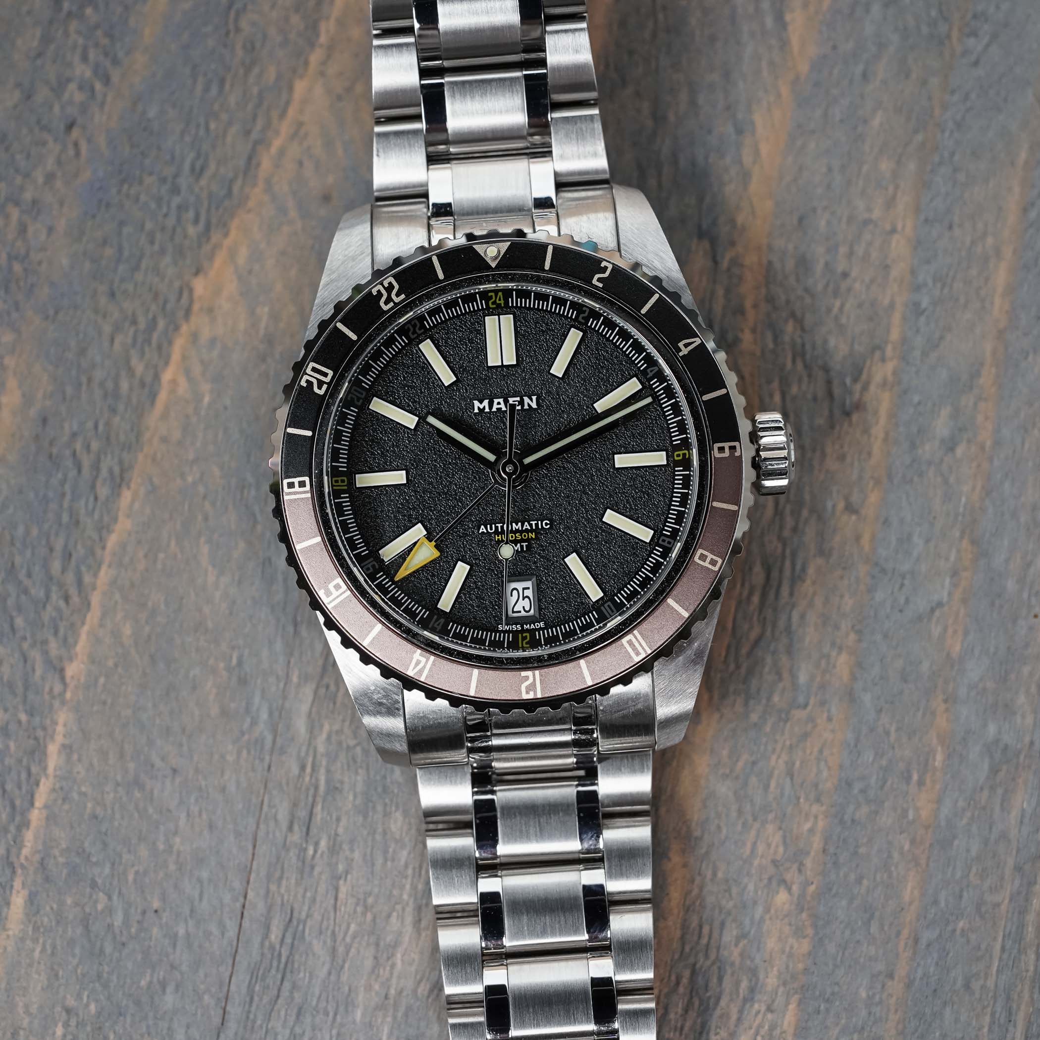 The Maen Hudson 38 Gmt Mkii, A Compact Traveller’s Watch With Vintage Flair The Maen Hudson 38 Gmt Mkii, A Compact Traveller’s Watch With Vintage Flair - Royal Watch Pk