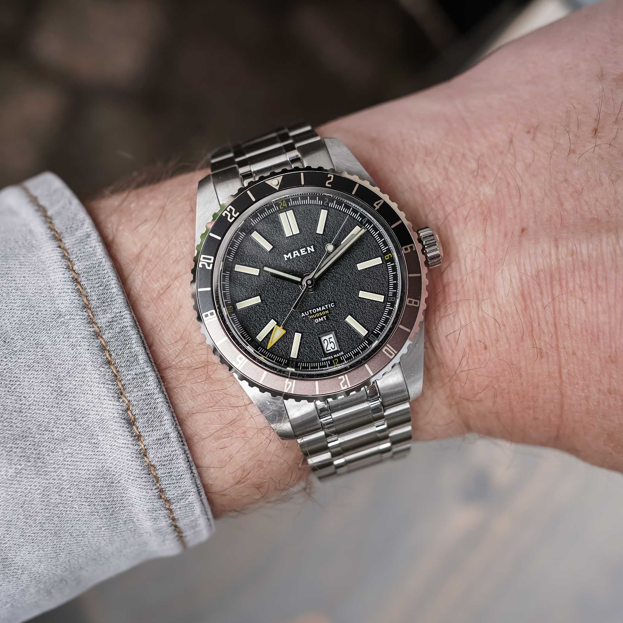 The Maen Hudson 38 Gmt Mkii, A Compact Traveller’s Watch With Vintage Flair The Maen Hudson 38 Gmt Mkii, A Compact Traveller’s Watch With Vintage Flair - Royal Watch Pk
