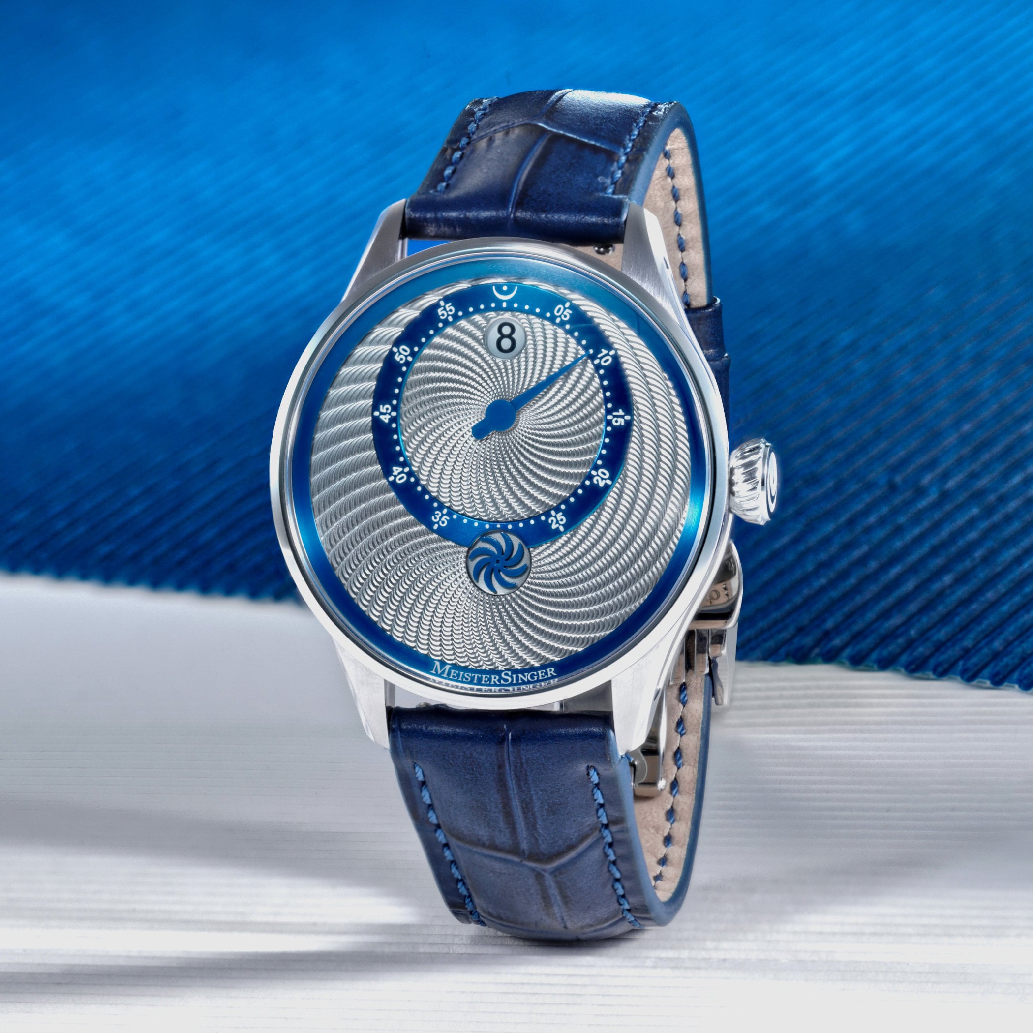 Meistesinger Souscription Panthero Jumping Hour Guilloché - 1