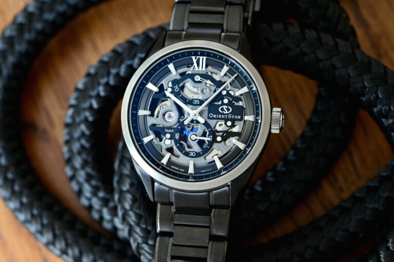 The Orient Star M34 F8 Skeleton Hand Winding, A Dark, Compact Openworked Watch
