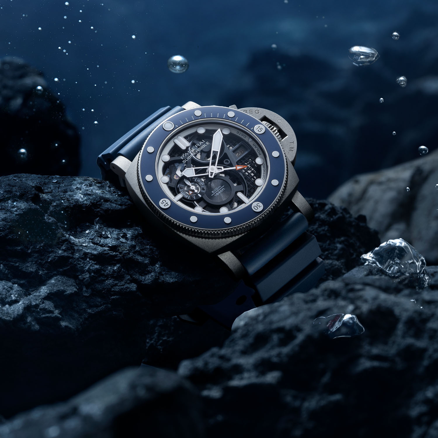 Panerai Submersible Gmt Pam01495 Skeleton 500M - 3