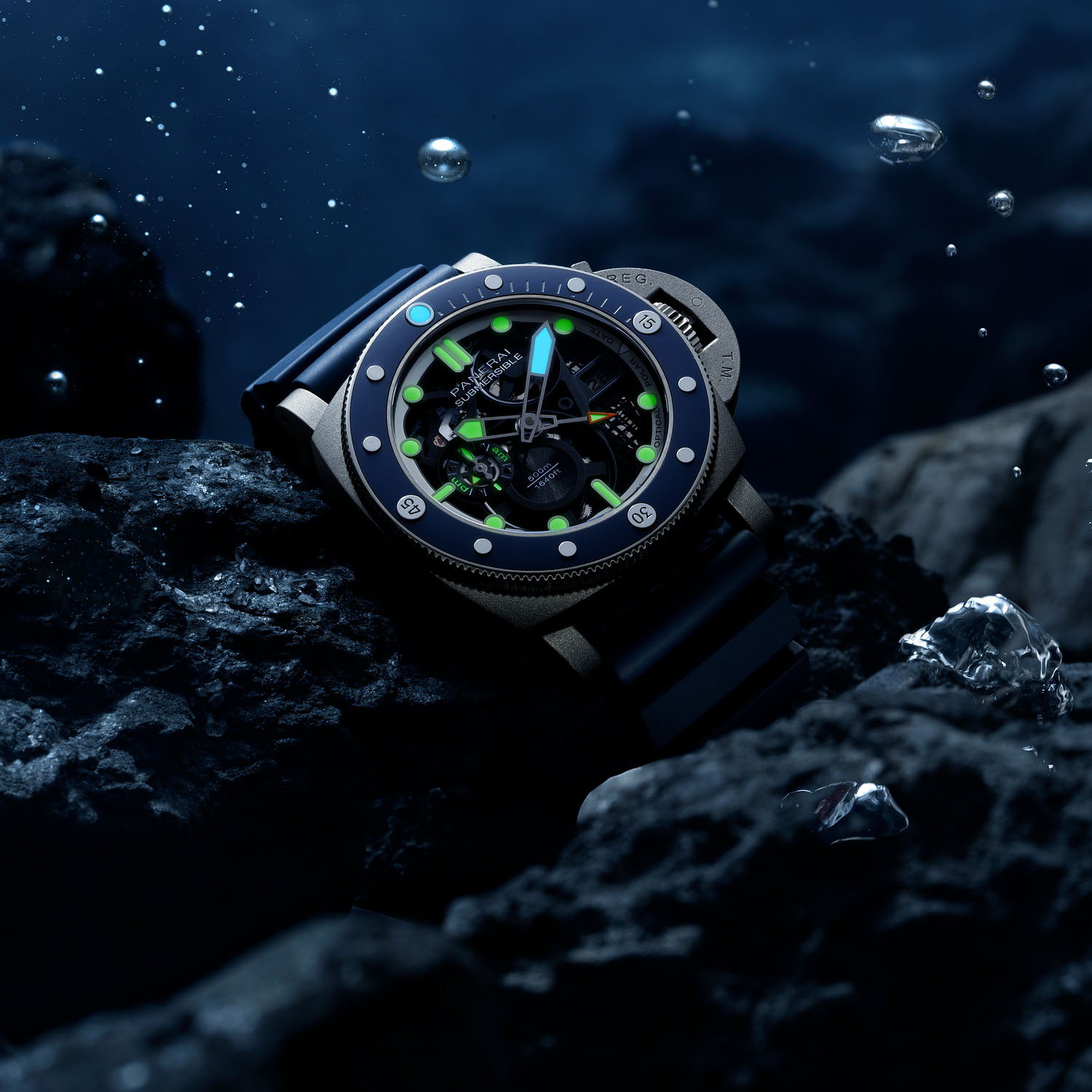Panerai Submersible Gmt Pam01495 Skeleton 500M - 5