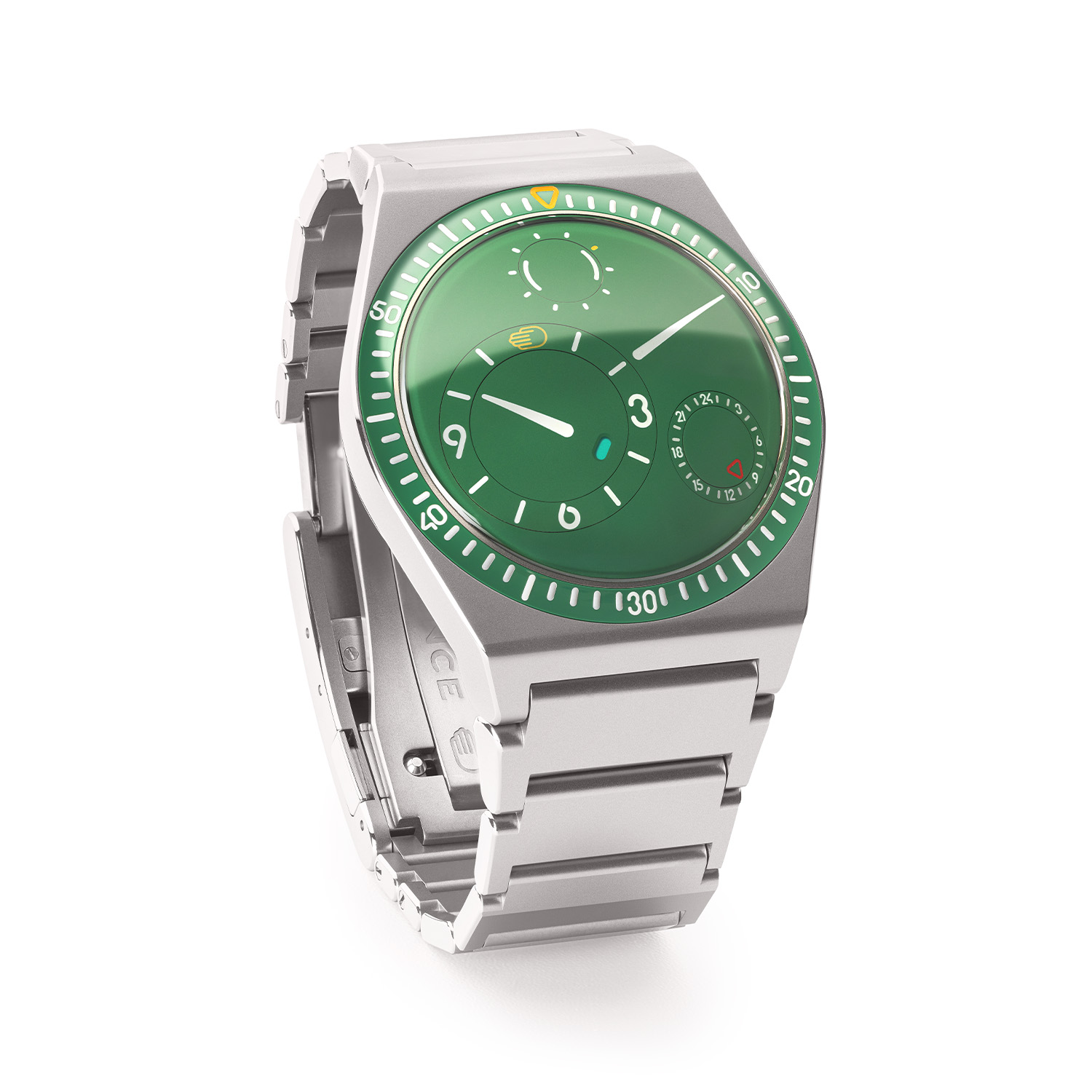 Ressence Type 7 Black And Type 7 Cactus With Rubber Straps - 5