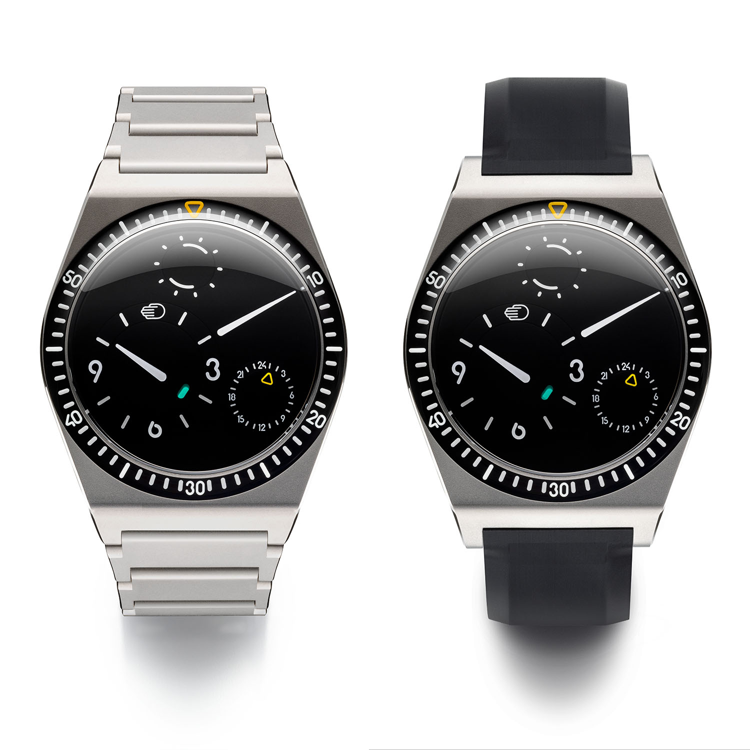 The Ressence Type 7 Black And Type 7 Cactus, Now With Optional Rubber Straps - Royal Watch Pk