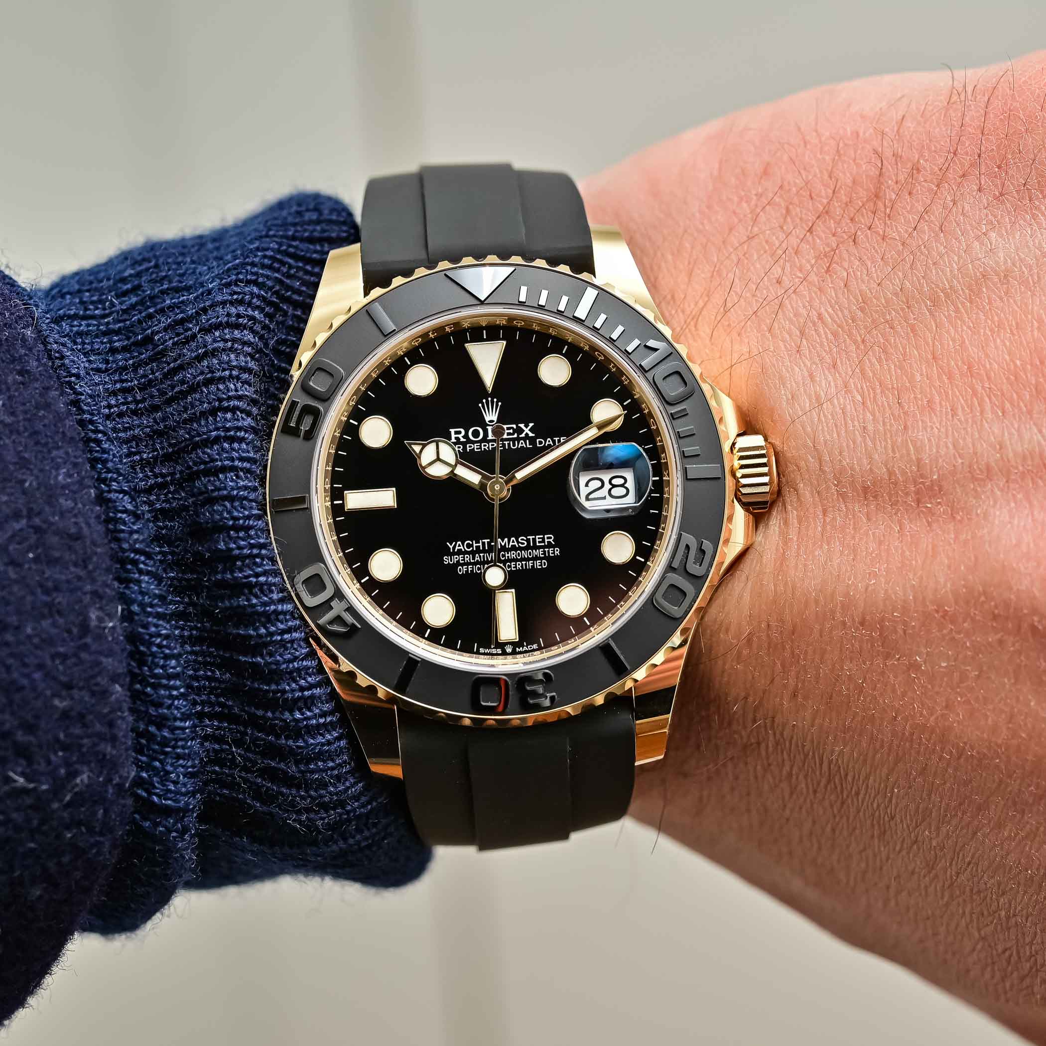 Rolex Yacht-Master 42 Yellow Gold 226658 - Review - 12 Rolex Yacht-Master 42 Yellow Gold 226658