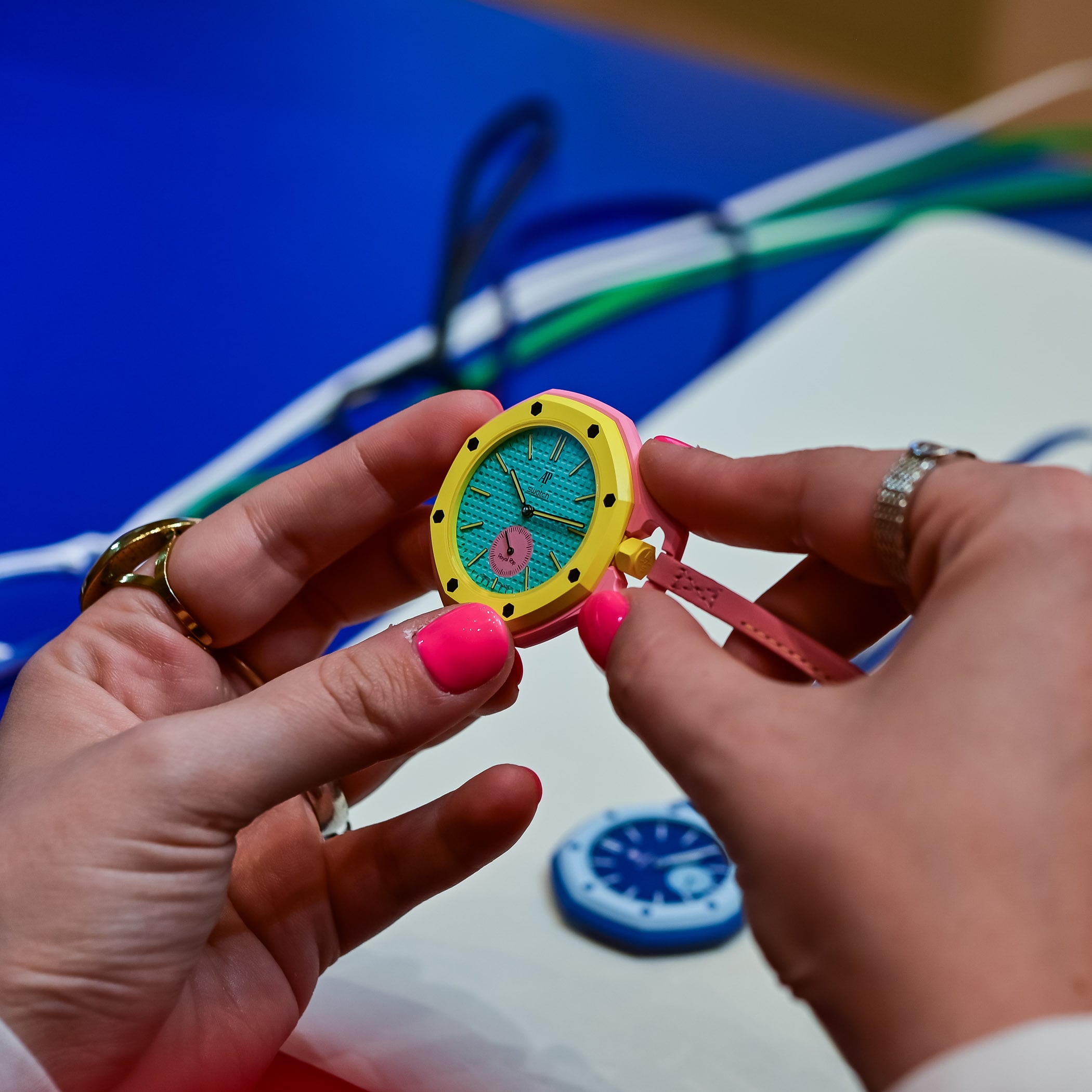 Everything You Need To Know About The Audemars Piguet X Swatch Royal Pop (Live Photos & Video) - Royal Watch Pk