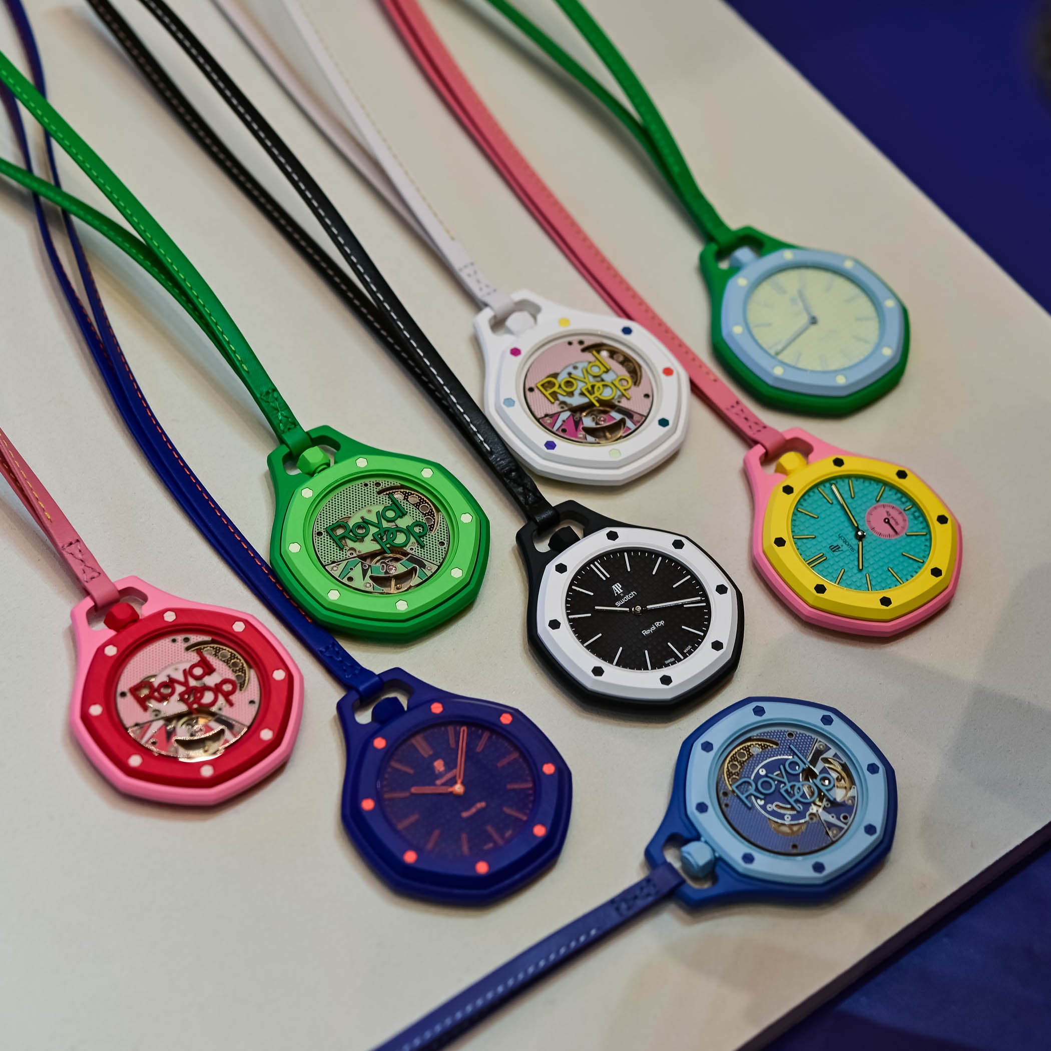 Swatch X Audemars Piguet Swatch Pop Pocket Watch Royal Oak Bioceramic - Full Review Video - 2