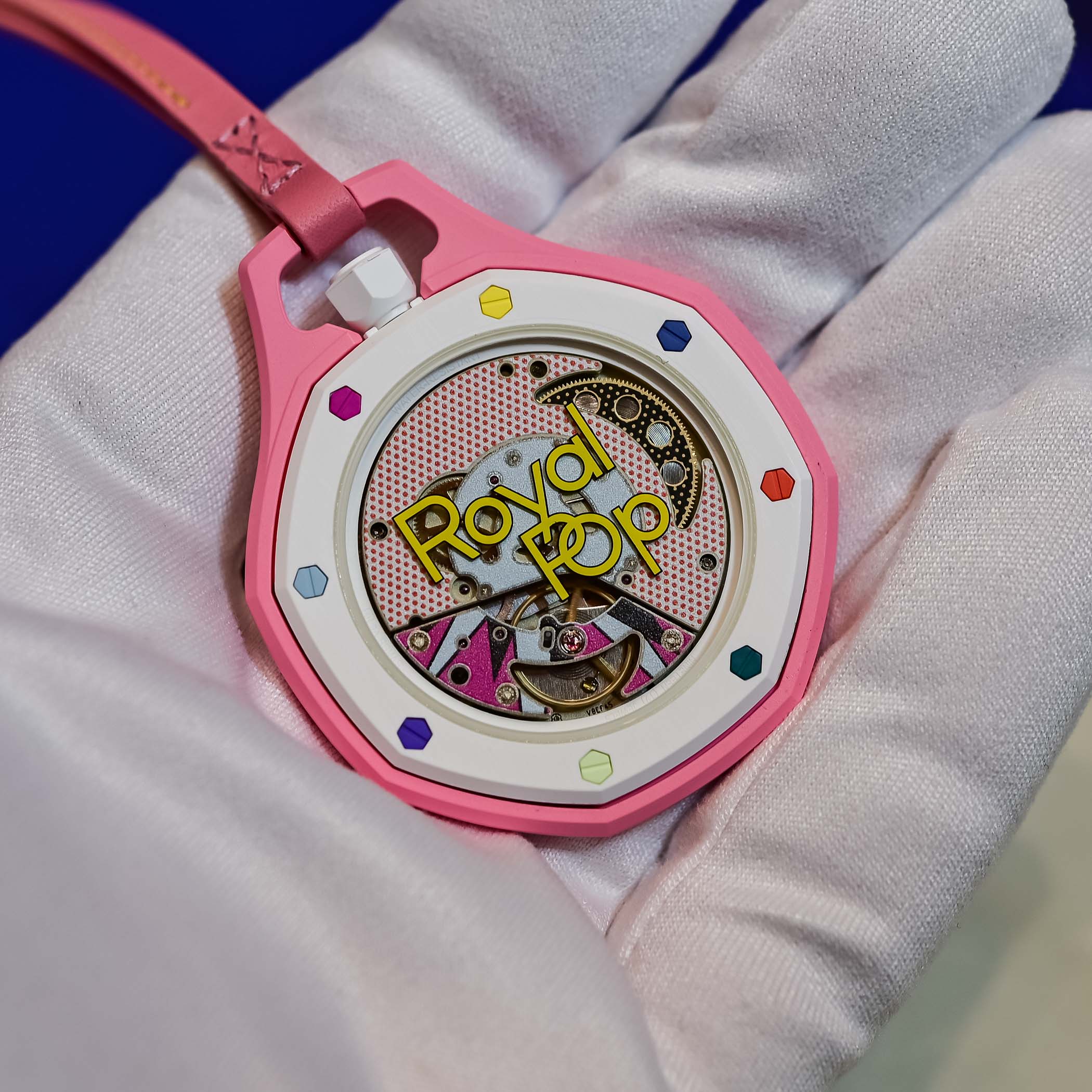 Swatch X Audemars Piguet Swatch Pop Pocket Watch Royal Oak Bioceramic - Full Review Video - 23