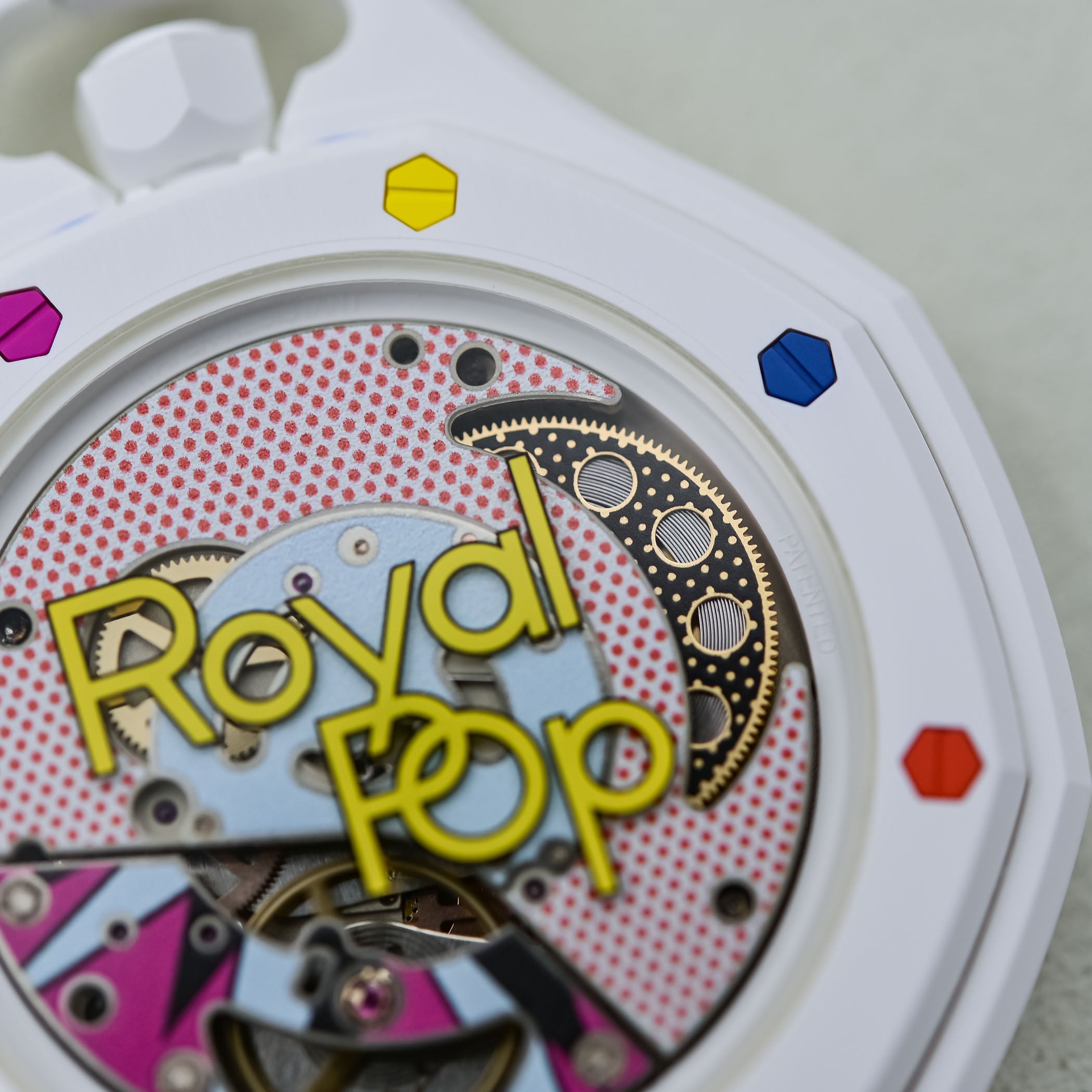 Swatch X Audemars Piguet Swatch Pop Pocket Watch Royal Oak Bioceramic - Full Review Video - 9