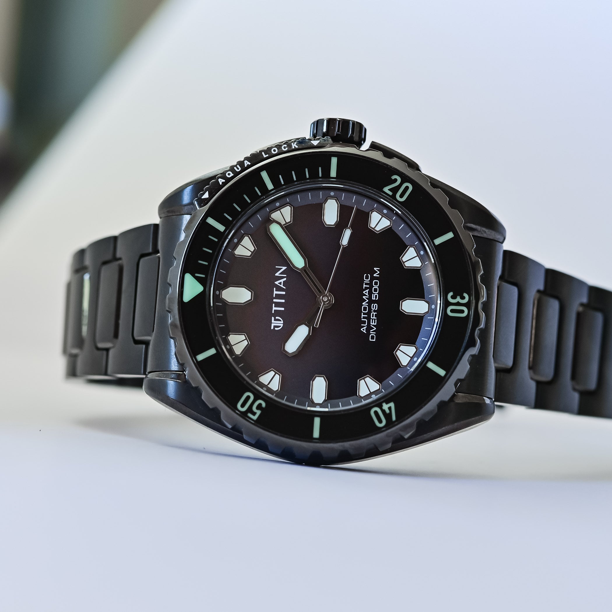 Titan Zero Hour Professional Diver 500M Titanium Made-In-India Automatic - Review - 4
