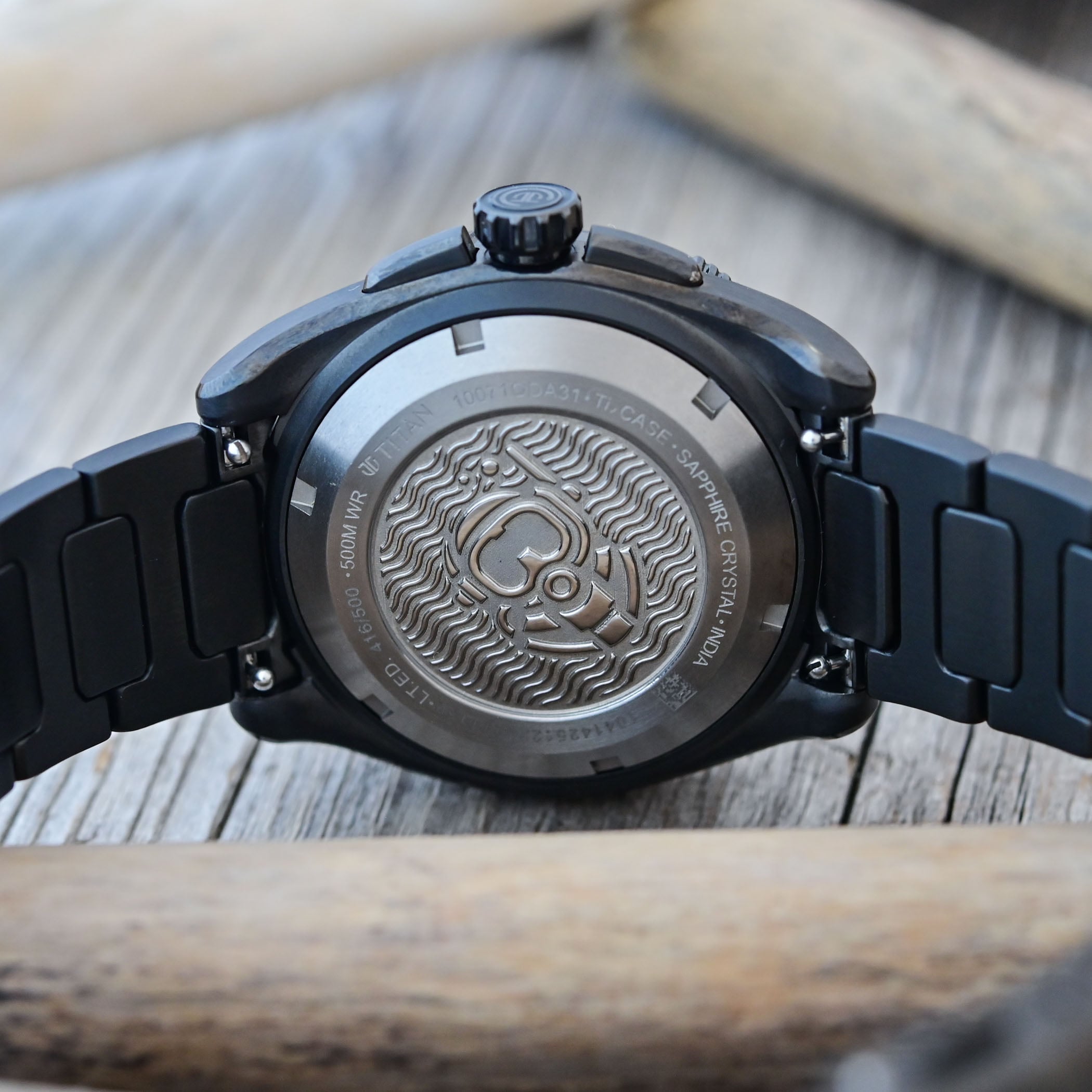 Titan Zero Hour Professional Diver 500M Titanium Made-In-India Automatic - Review - 5