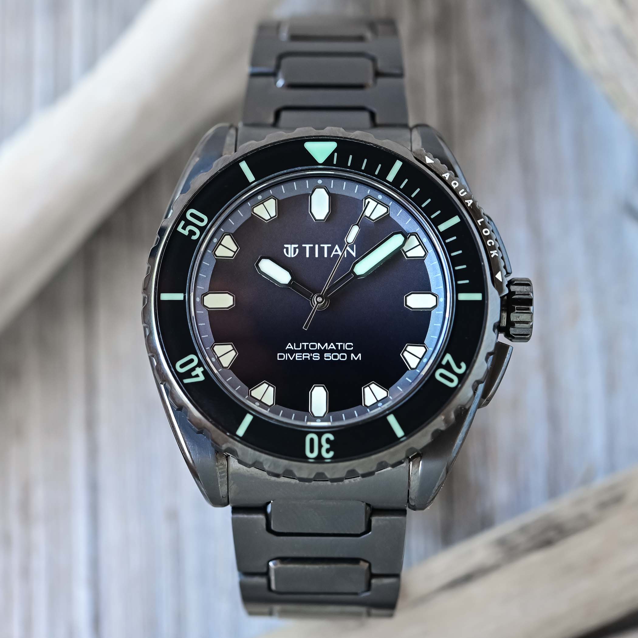 The Titan Zero Hour Professional Diver 500M, A Made-In-India Titanium Diver - Royal Watch Pk