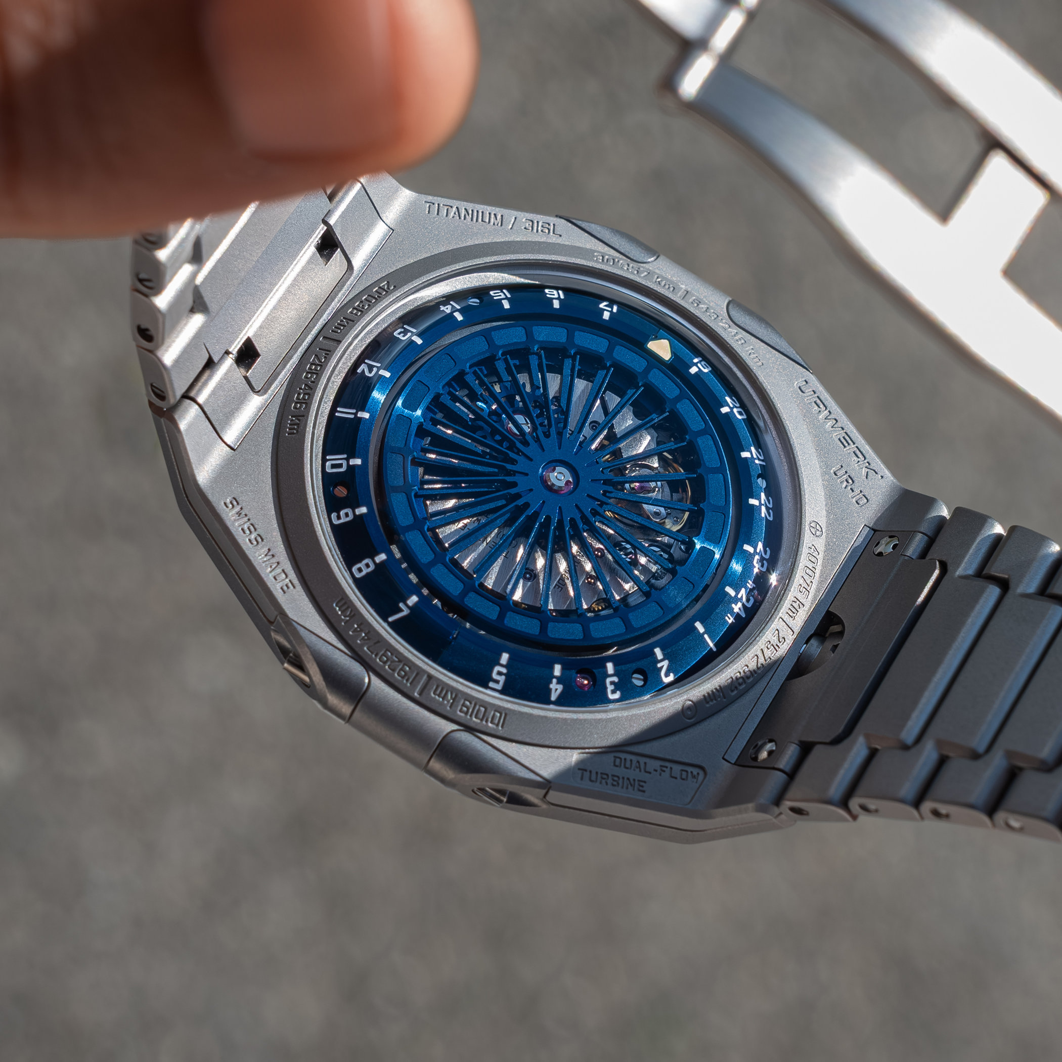 The Final Edition Of The Urwerk Ur-10 Spacemeter Blue - Royal Watch Pk