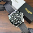 men yacht master watch silver black
