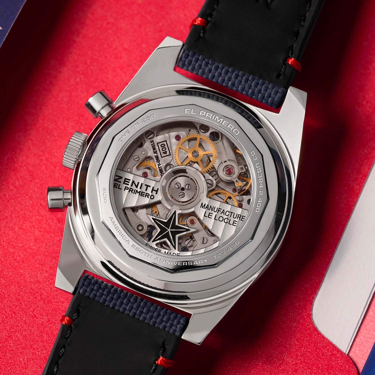 The Zenith Chronomaster Revival Liberty Ii Celebrates 250 Years Of American Independence - Royal Watch Pk
