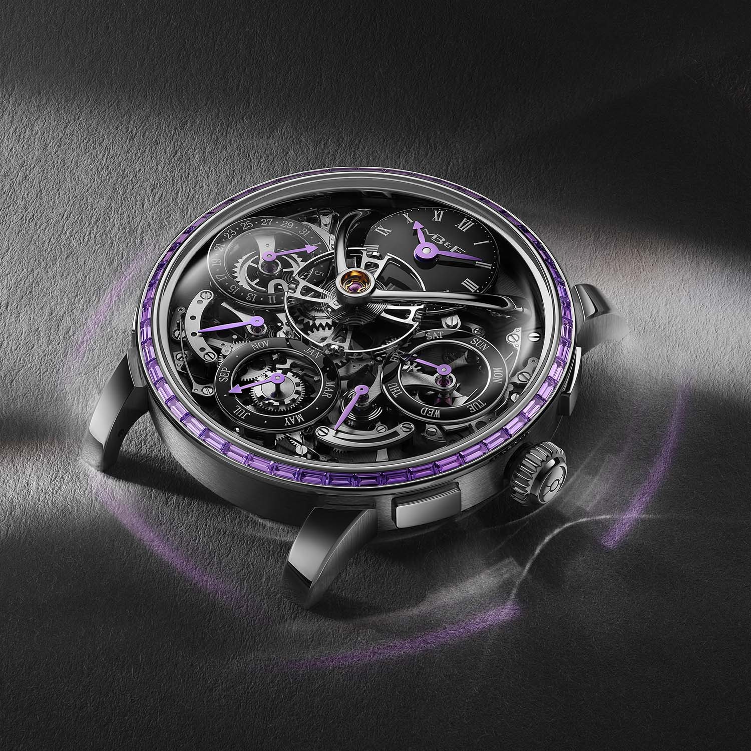 The Gem-Set Trilogy Of Mb&F Lm Perpetual Chromatic Editions The Gem-Set Trilogy Of Mb&F Lm Perpetual Chromatic Editions - Royal Watch Pk