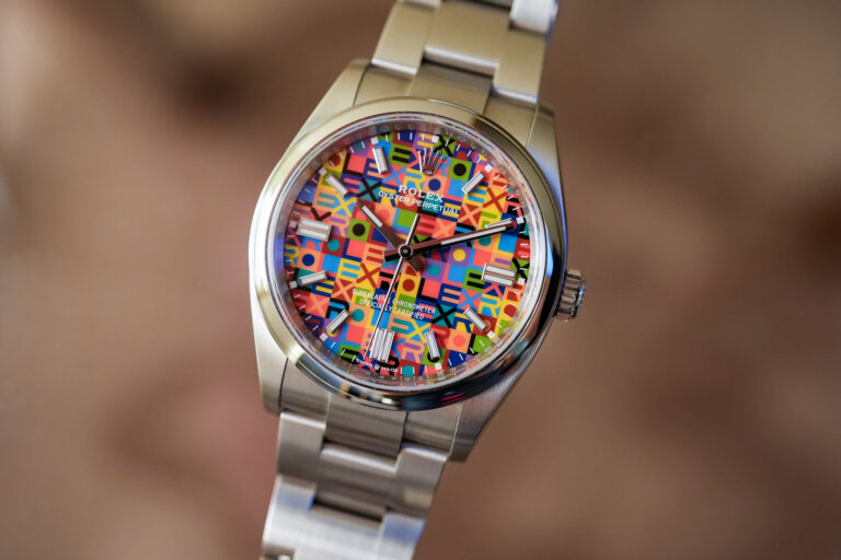 The Rolex Oyster Perpetual 36 With Multicoloured Jubilee Dial